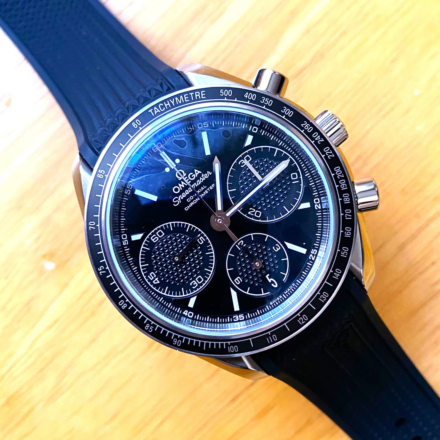 Omega Speedmaster Racing Rubber Strap 326.32.40.50.01.001