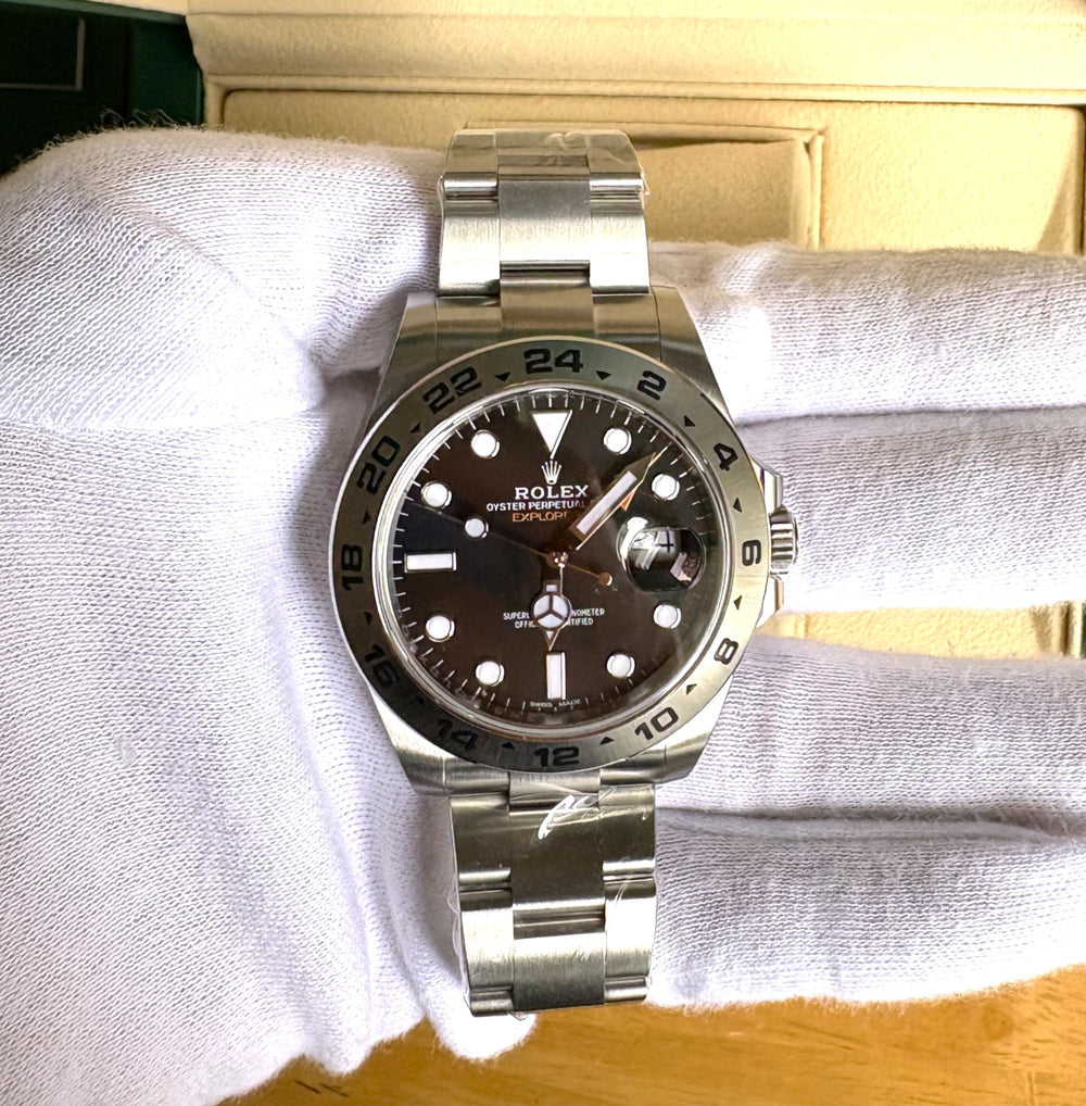 Rolex Explorer II 216570 New Full Set