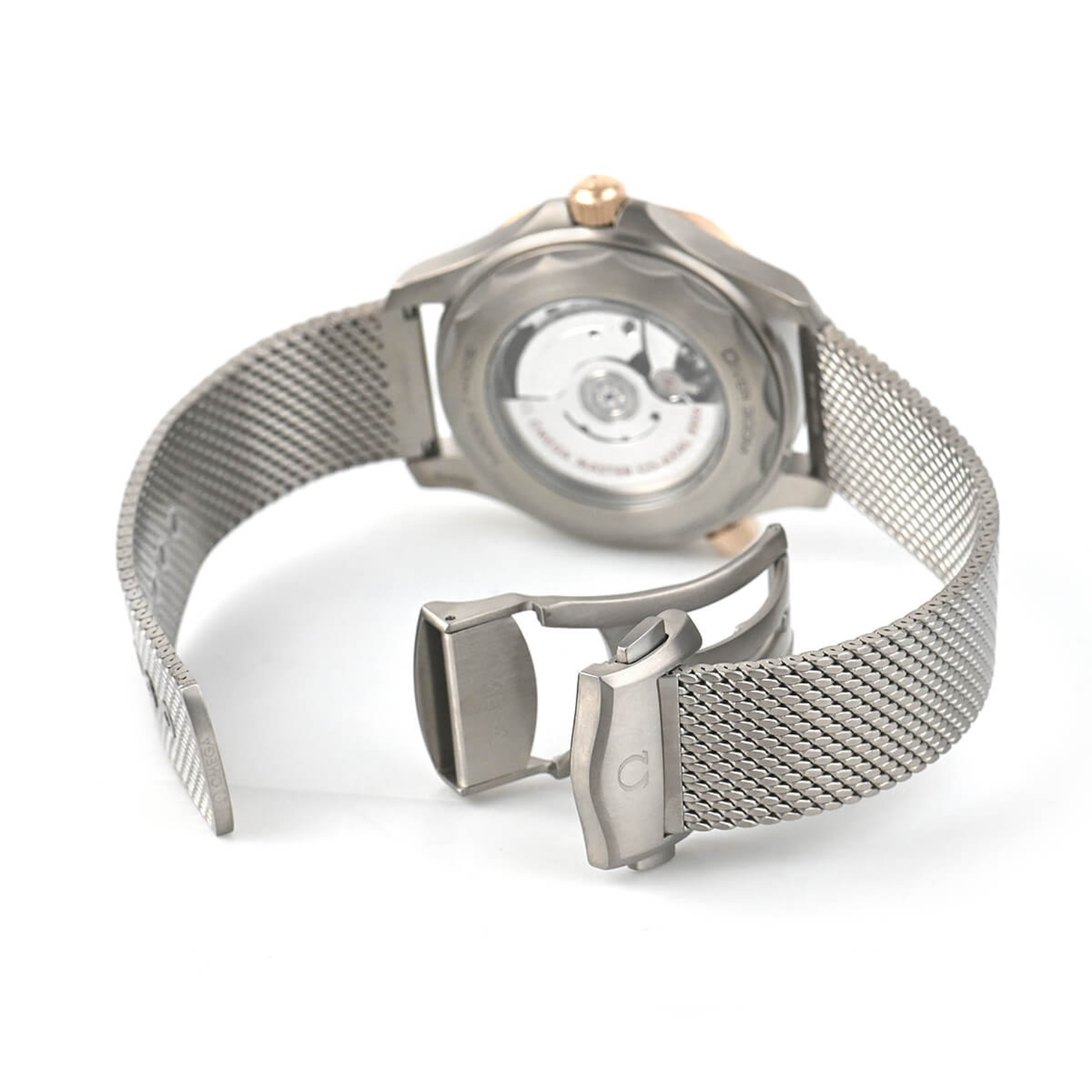 Omega Seamaster Diver 300m Bronze Gold On Titanium 210.90.42.20.10.001 New Full Set