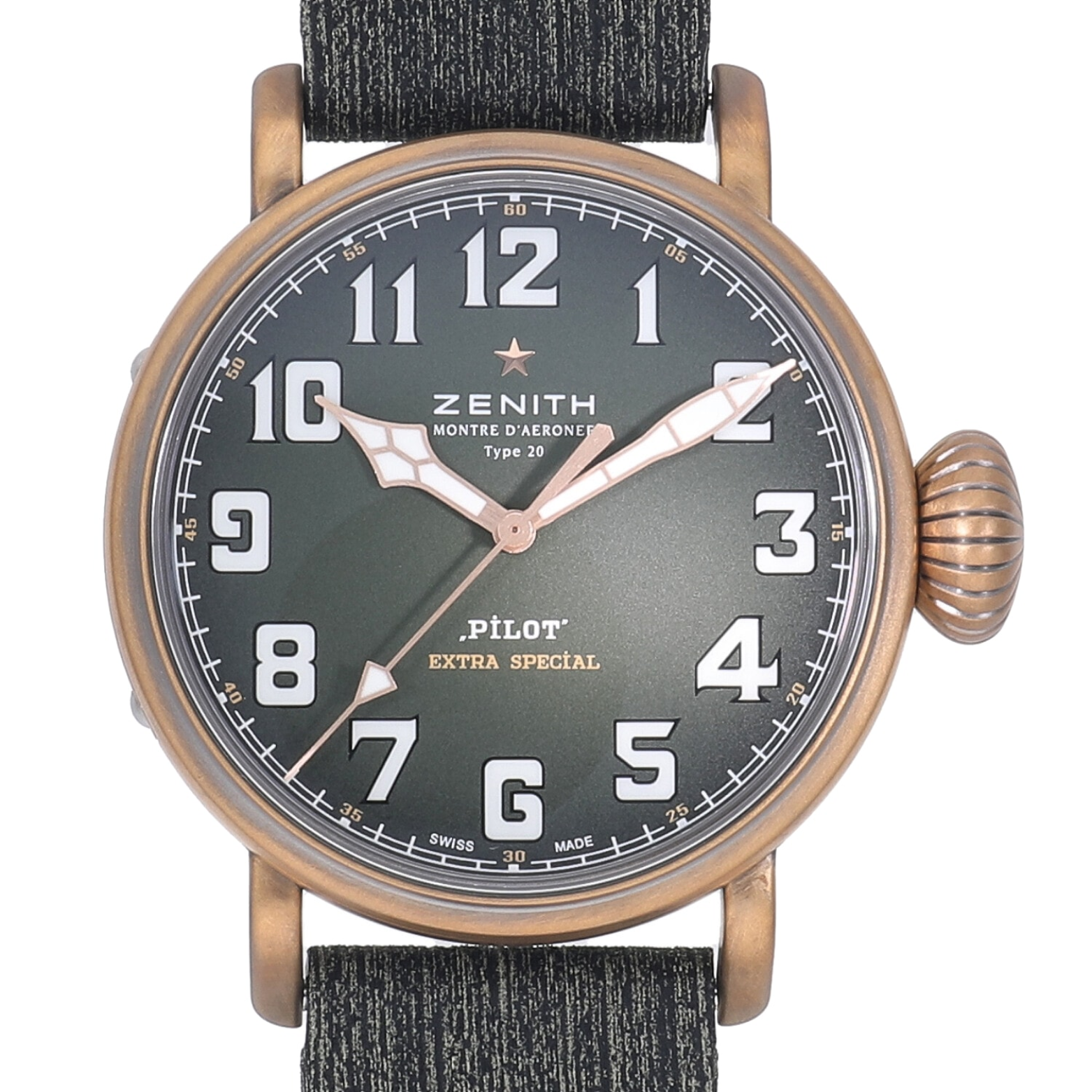 Zenith Pilot Type 20 Adventure 29.2430.679/63.I001 New Full Set
