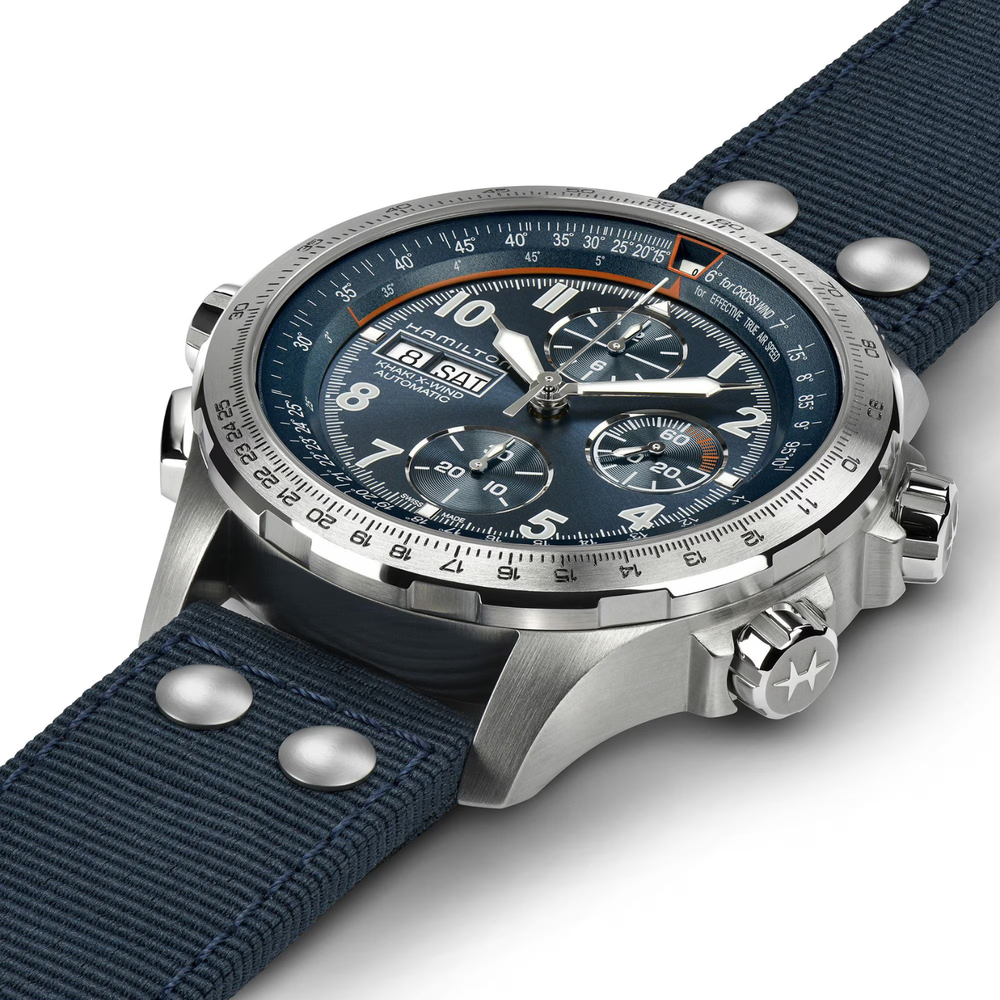 Hamilton Khaki Aviation X-Wind Auto Chrono H77906940 New Full Set