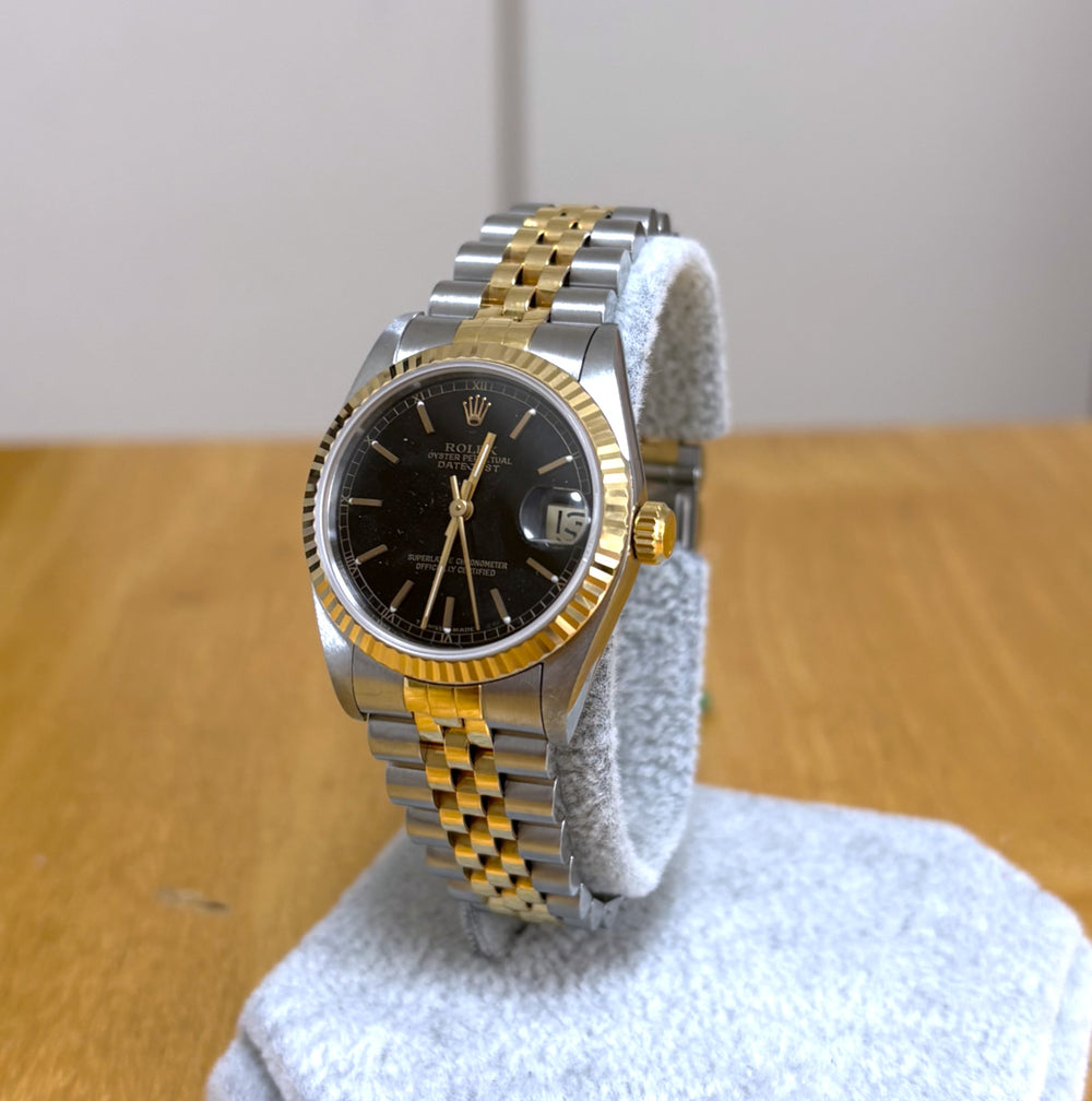 Rolex Datejust 31mm Black 68273 Unworn