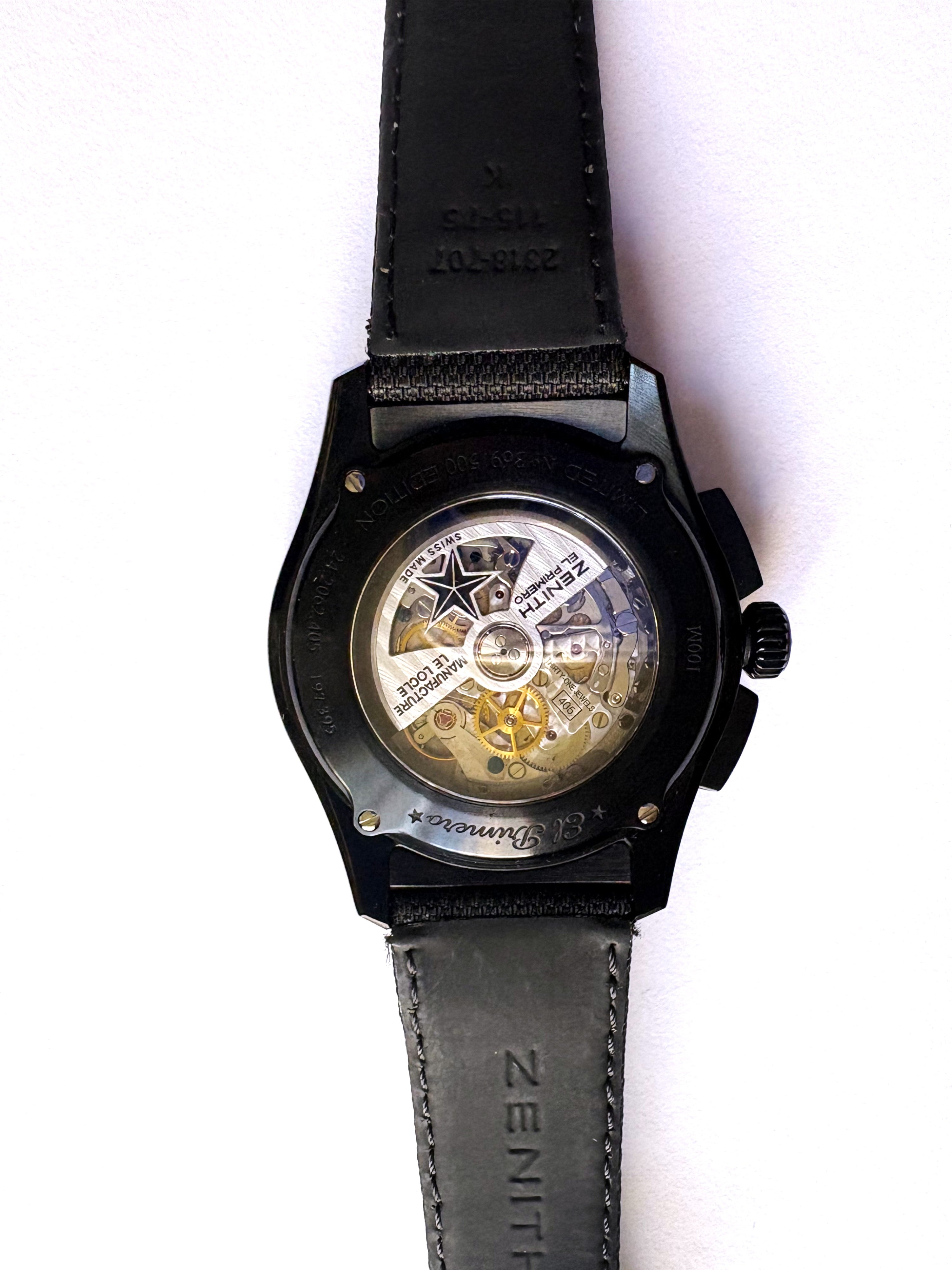 Zenith El Primero Stratos Flyback 24.2062.405/27.C707 Limited edition of 500 pieces worldwide