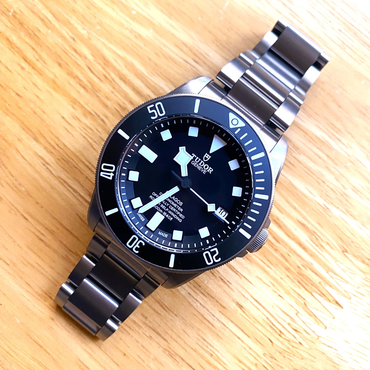 Tudor Pelagos Chronometer Black Dial Titanium M25600TN-0001