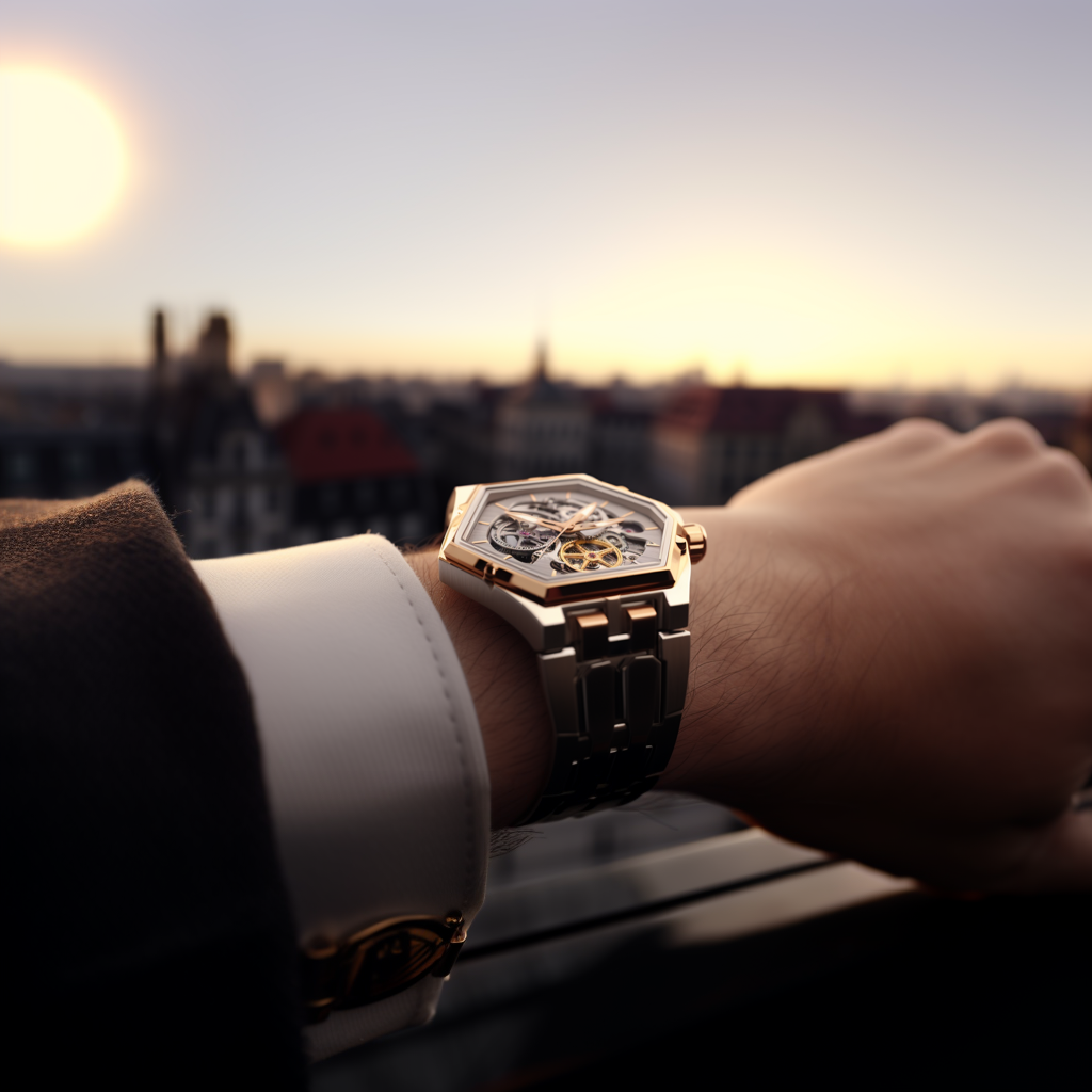 Sun Set with a watch – Time Japan