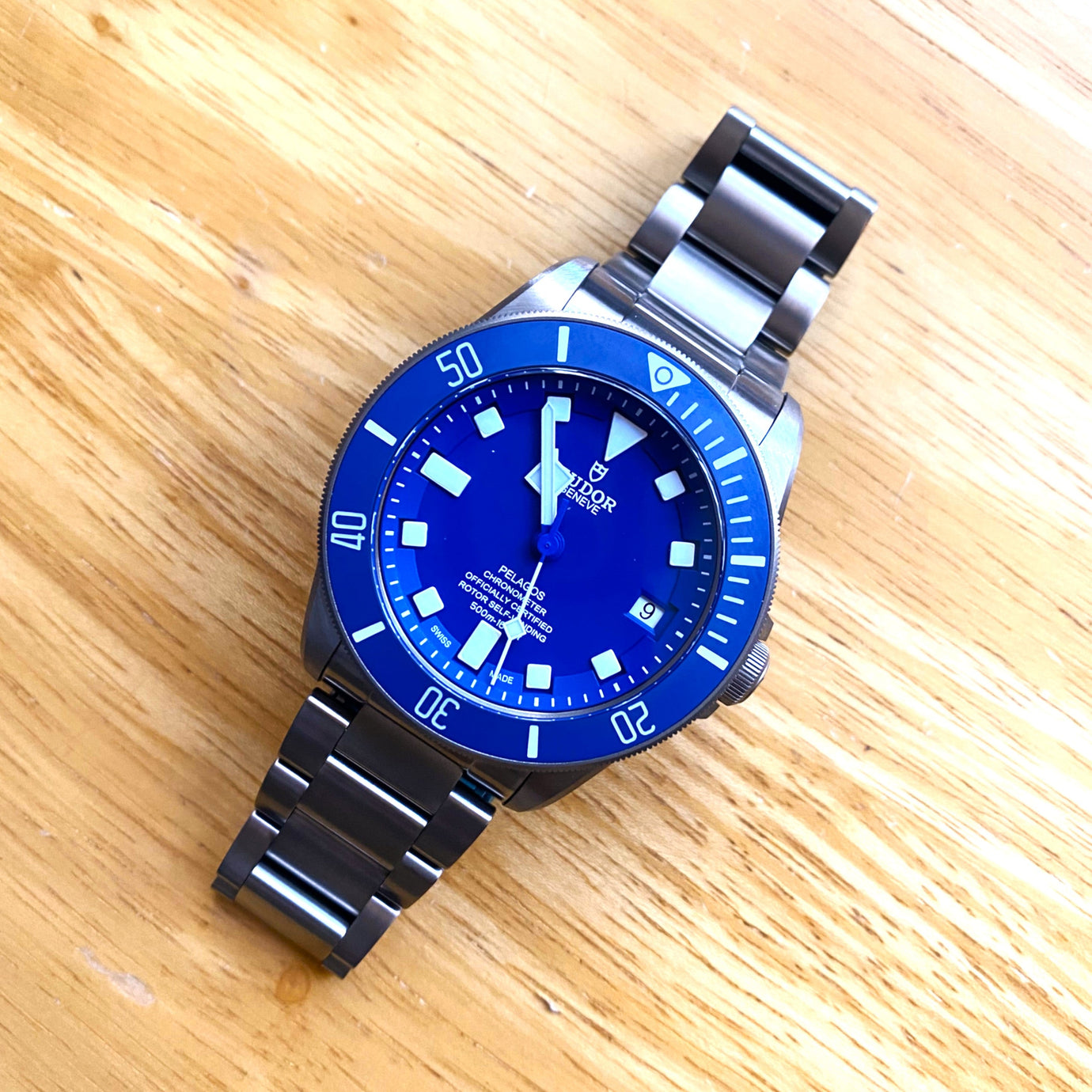 Tudor Pelagos Chronometer Automatic Blue Dial M25600TB-0001