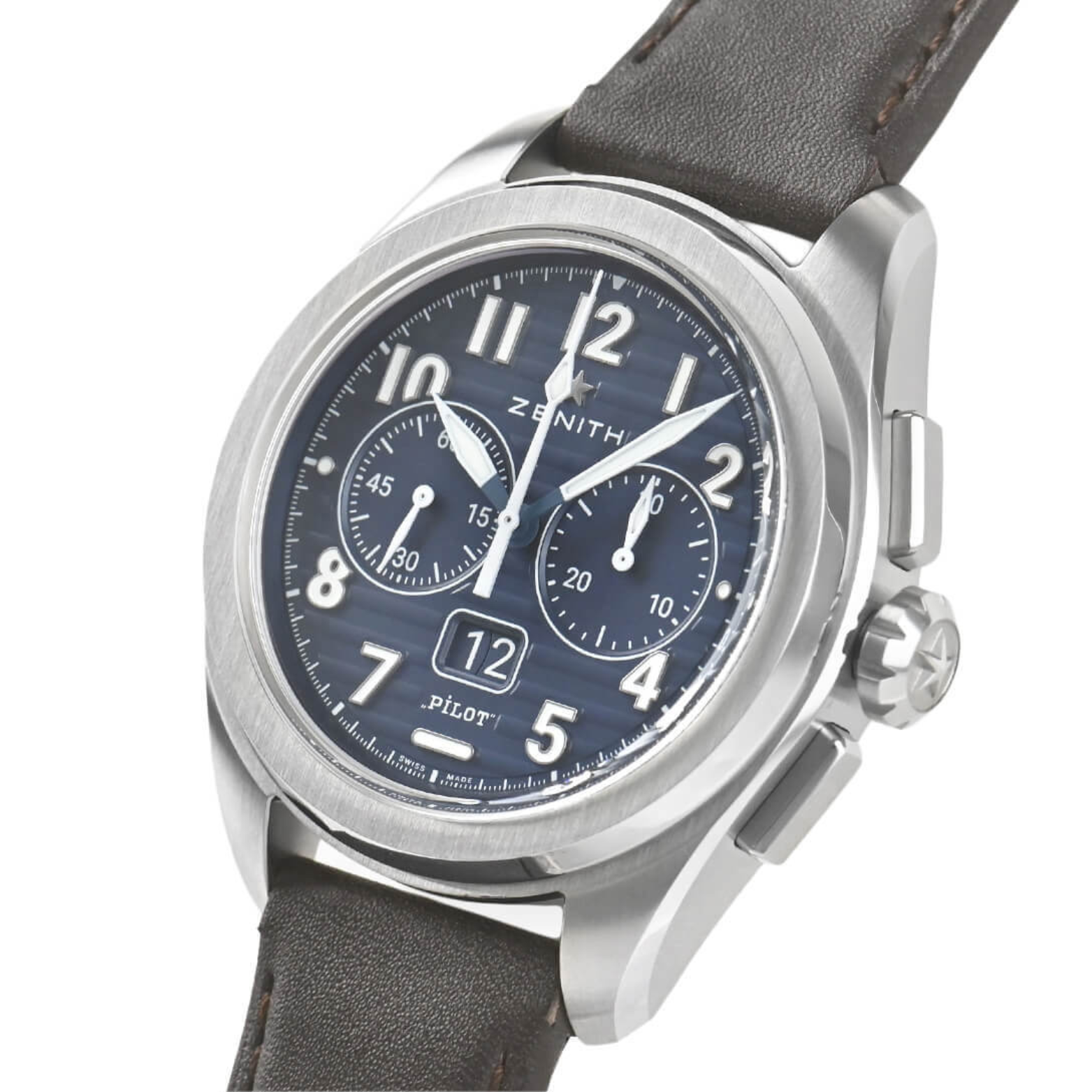 Zenith PILOT Big Date Flyback Boutique Edition 03.4000.365251.I003 New Full Set