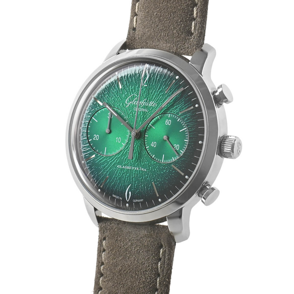 Glashütte Original Sixties Chronograph Annual Edition 1-39-34-05-22-04 New Full Set