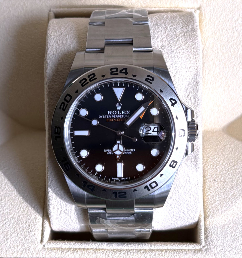 Rolex Explorer II 216570 New Full Set