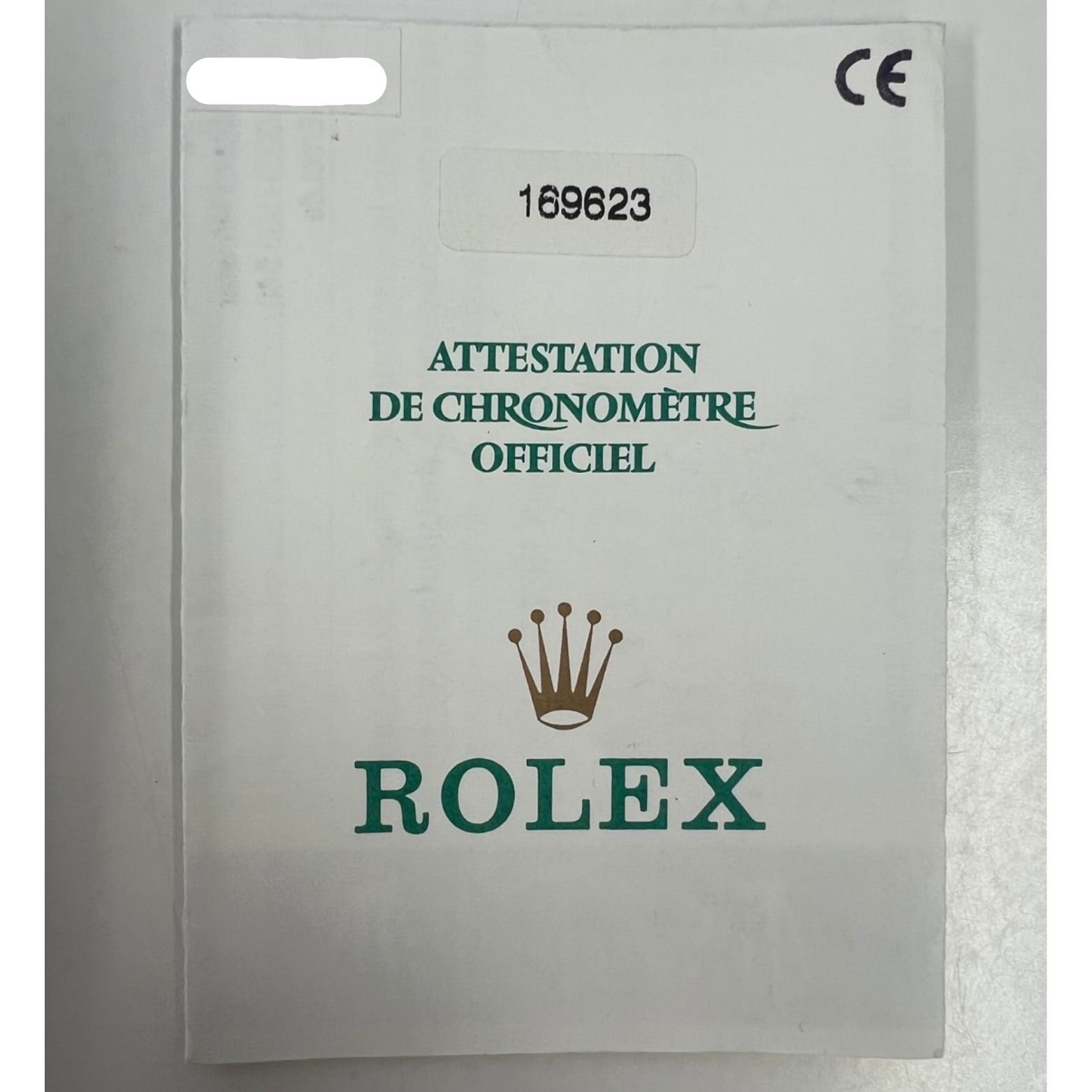 Rolex Yacht-Master White Chronometer 169623 Unworn
