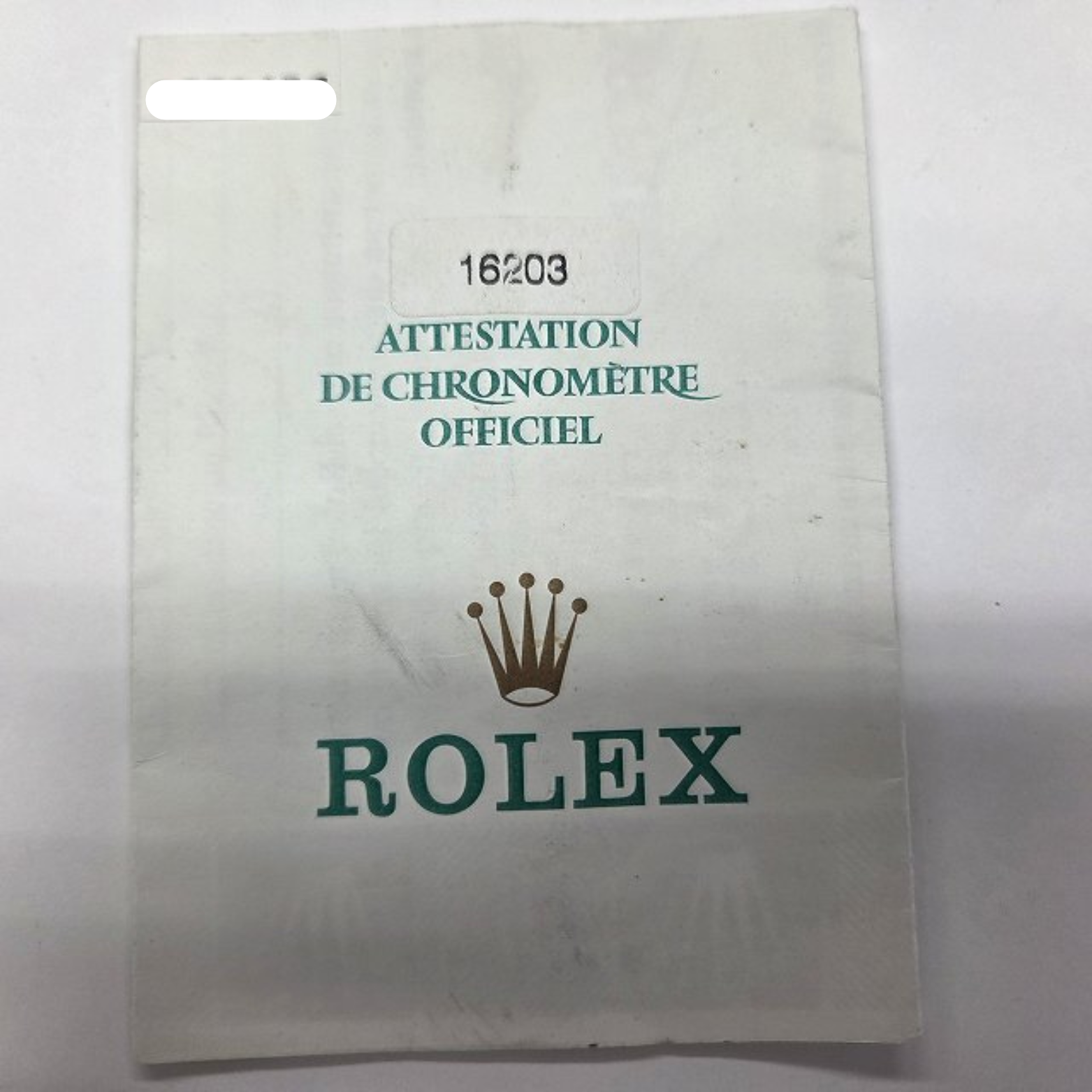 Rolex Datejust 36mm Silver Dial with Diamond 16203G Unworn