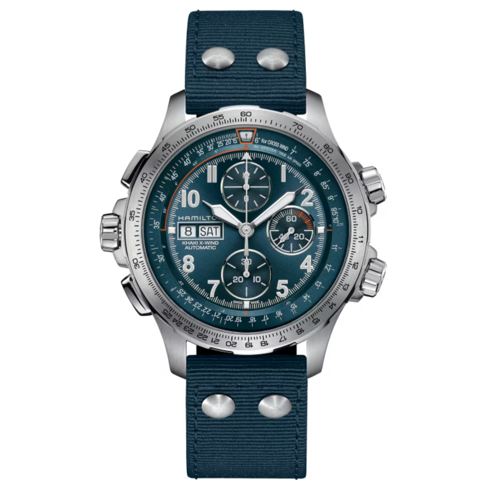 Hamilton Khaki Aviation X-Wind Auto Chrono H77906940 New Full Set