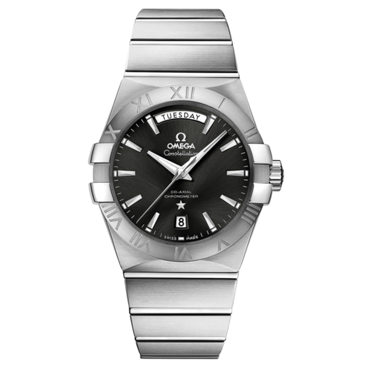 Omega Constellation Day-Date 123.10.38.22.01.001 New Full Set