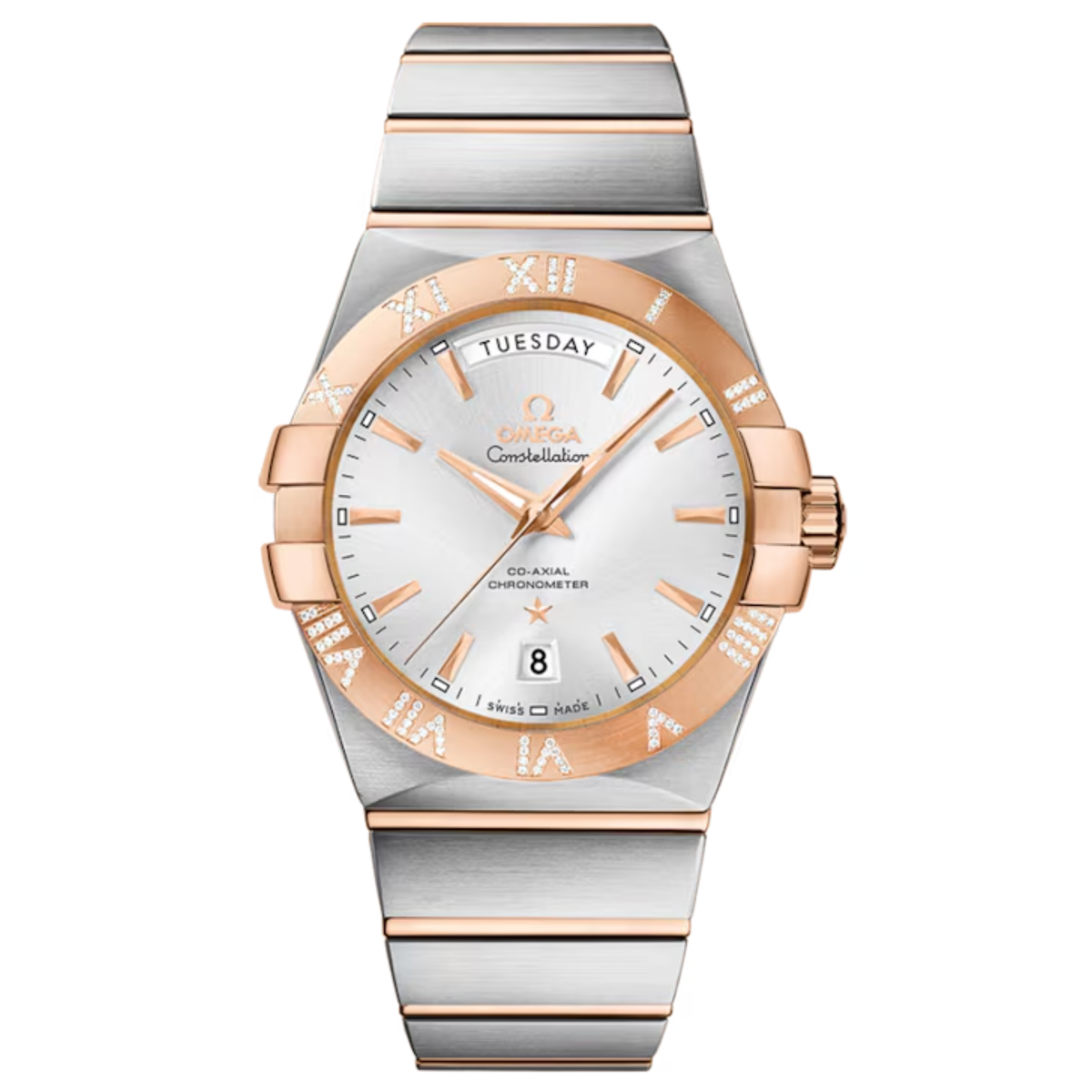 Omega Constellation Red Gold 123.25.38.22.02.001 New Full Set