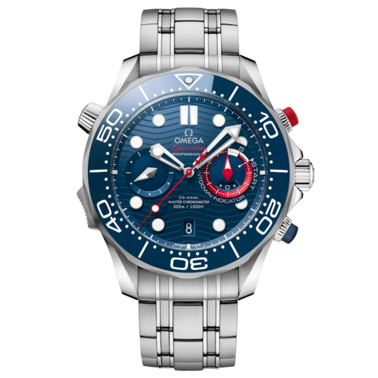 Omega Seamaster Diver 300m America's Cup 210.30.44.51.03.002 New Full Set