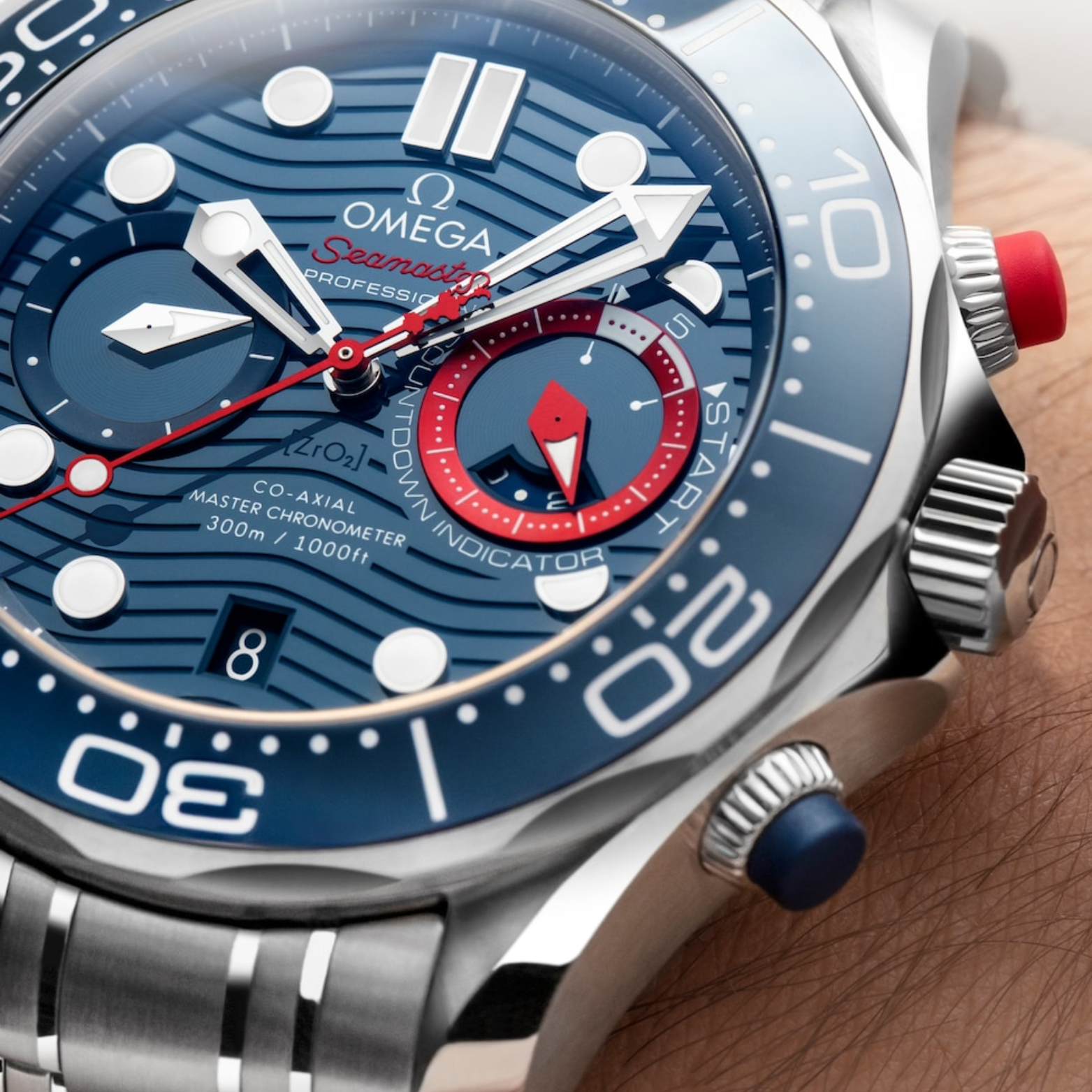 Omega Seamaster Diver 300m America's Cup 210.30.44.51.03.002 New Full Set