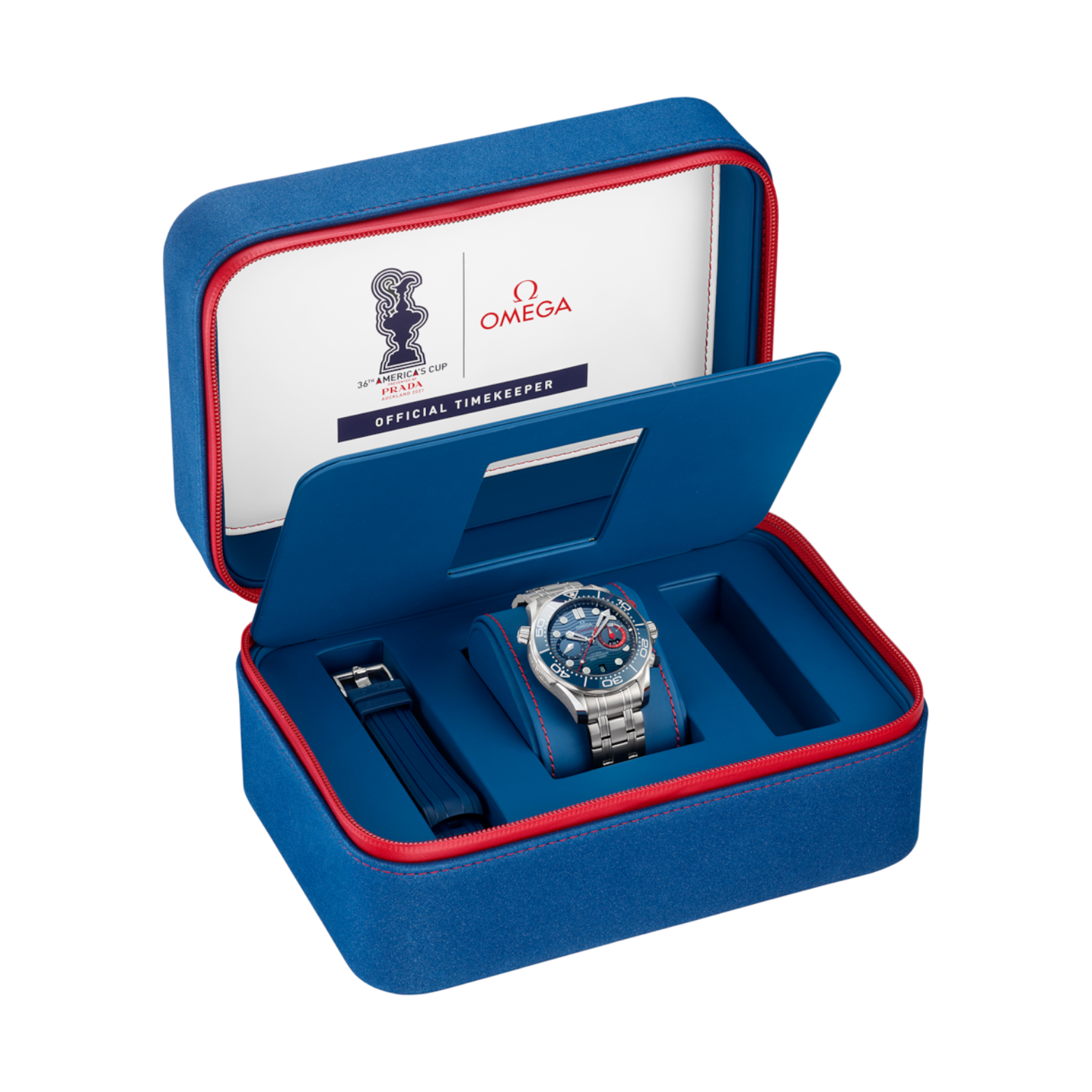 Omega Seamaster Diver 300m America's Cup 210.30.44.51.03.002 New Full Set