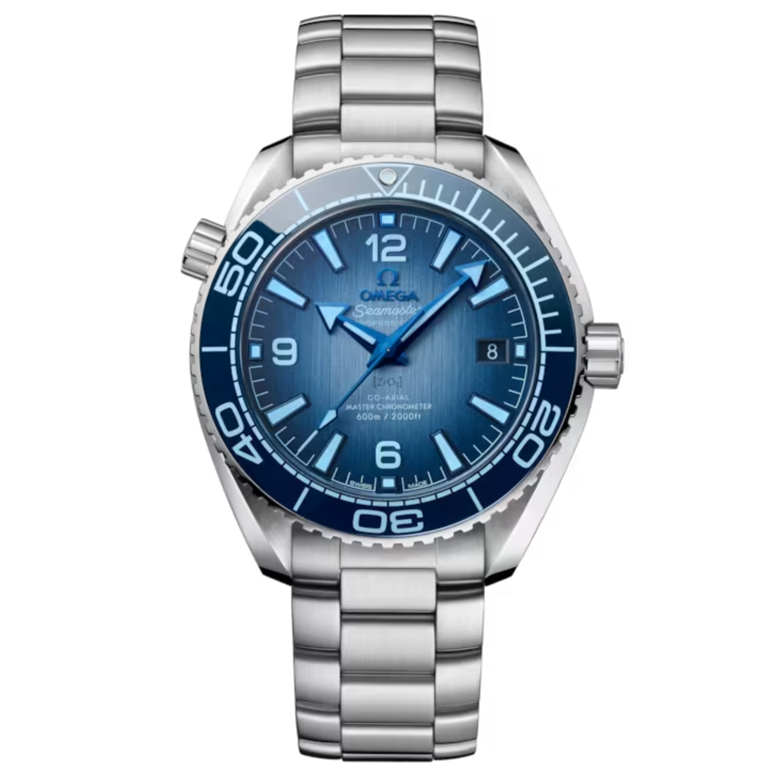 Omega Planet Ocean 600m Co-axial Master Summer Blue 215.30.40.20.03.002