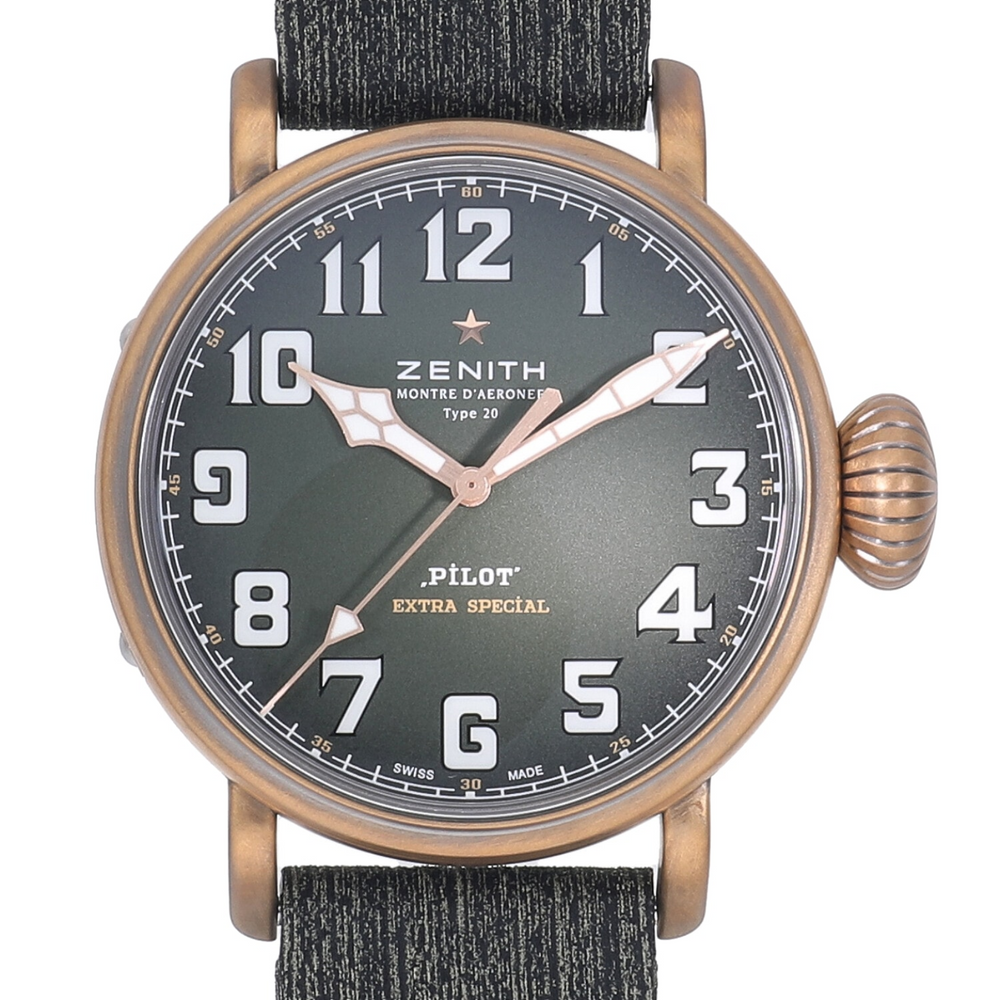Zenith Pilot Type 20 Adventure 29.2430.679/63.I001 New Full Set
