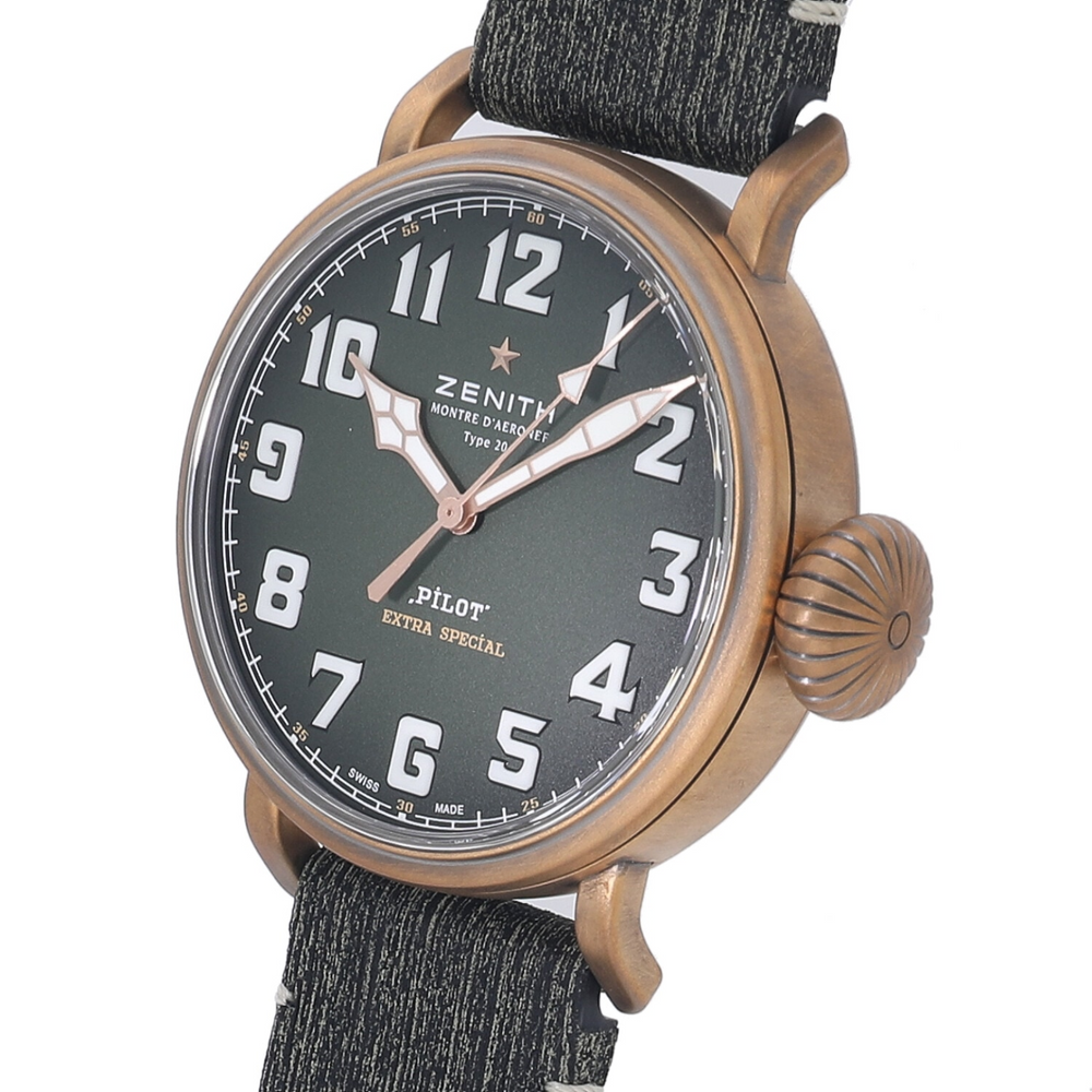 Zenith Pilot Type 20 Adventure 29.2430.679/63.I001 New Full Set