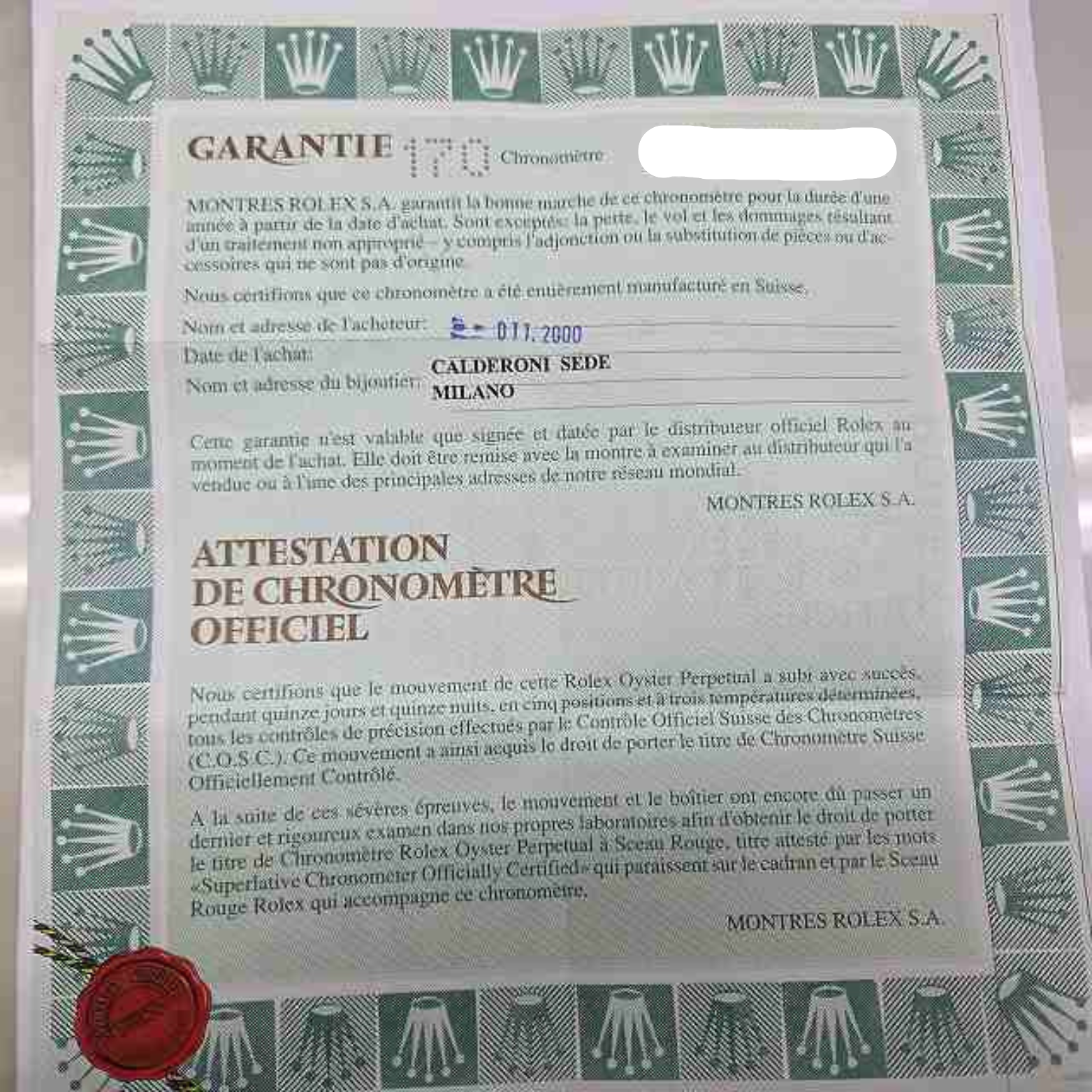 Rolex Datejust 31mm 78273 Unworn