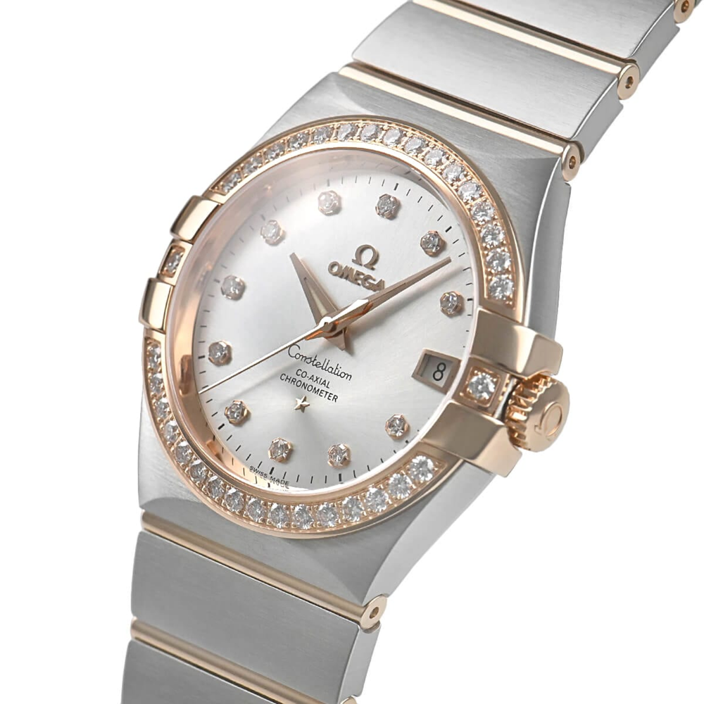 Omega Constellation Red Gold 123.25.35.20.52.001 New Full Set