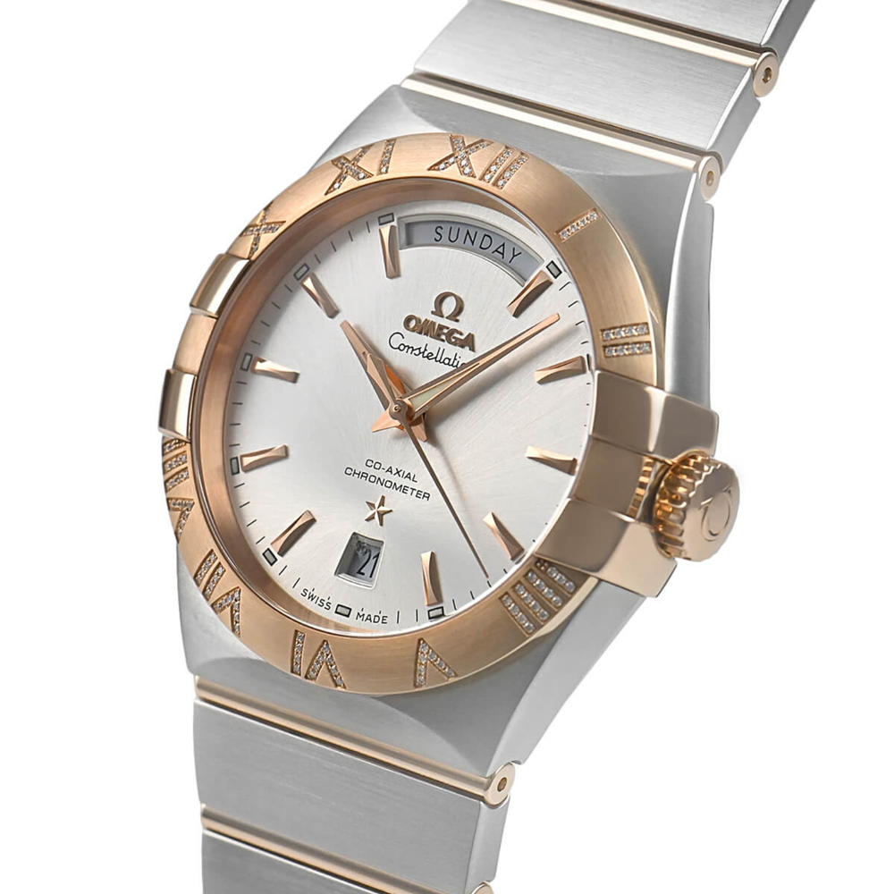 Omega Constellation Red Gold 123.25.38.22.02.001 New Full Set