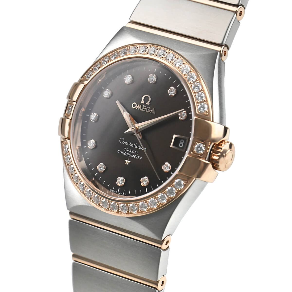 Omega Constellation Red Gold 123.25.35.20.63.001 New Full Set
