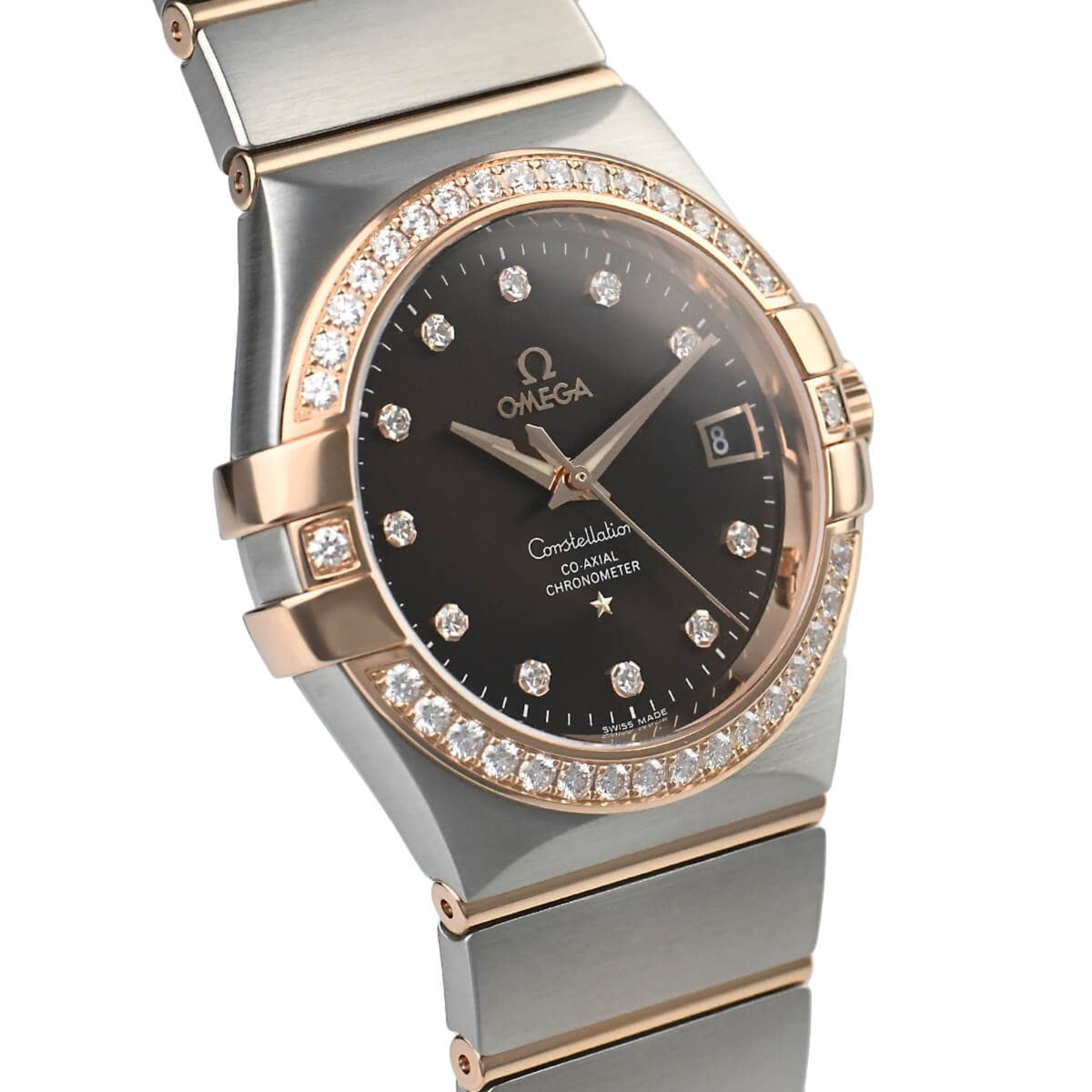 Omega Constellation Red Gold 123.25.35.20.63.001 New Full Set