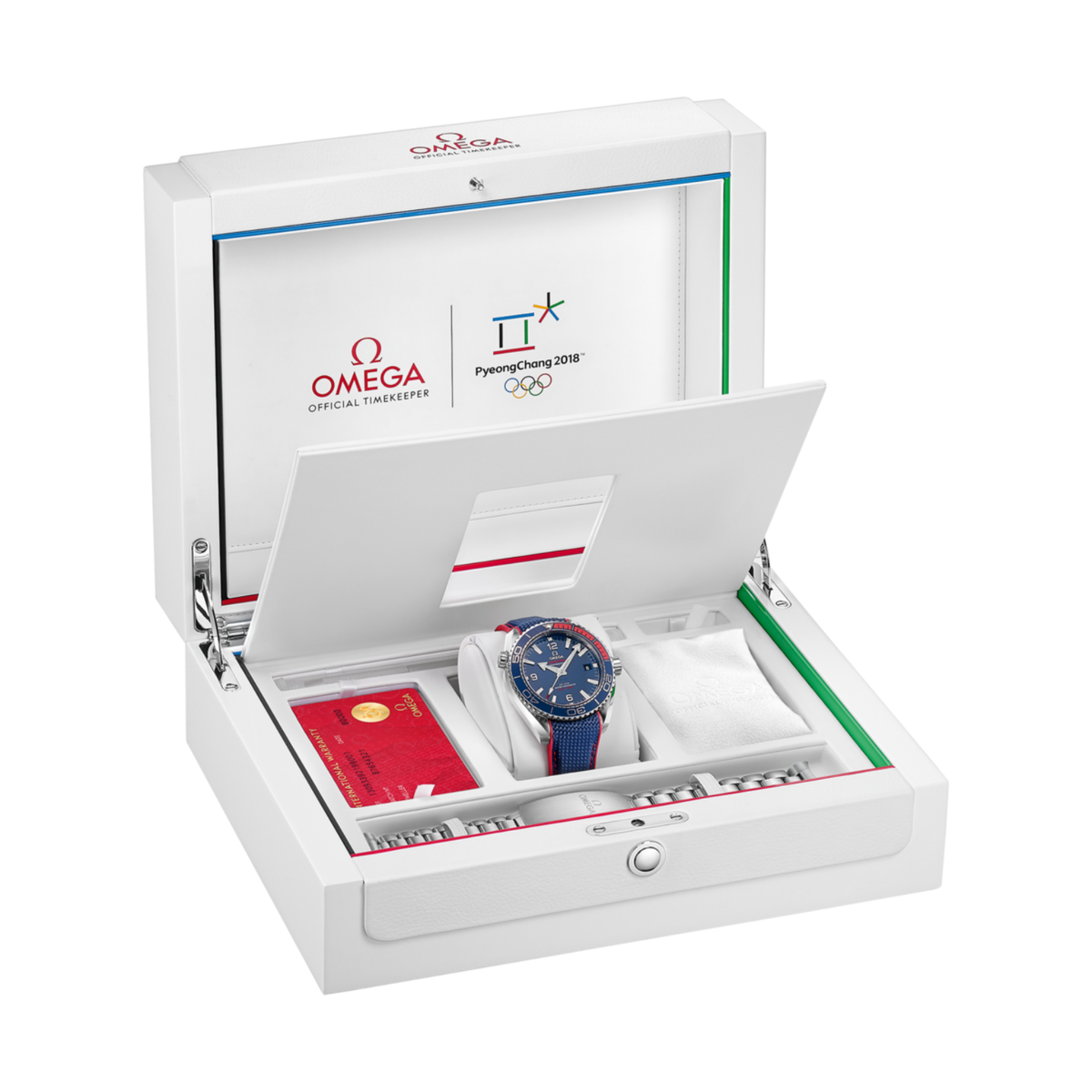 Omega Seamaster Planet Ocean 600M 522.32.44.21.03.001 New Full Set