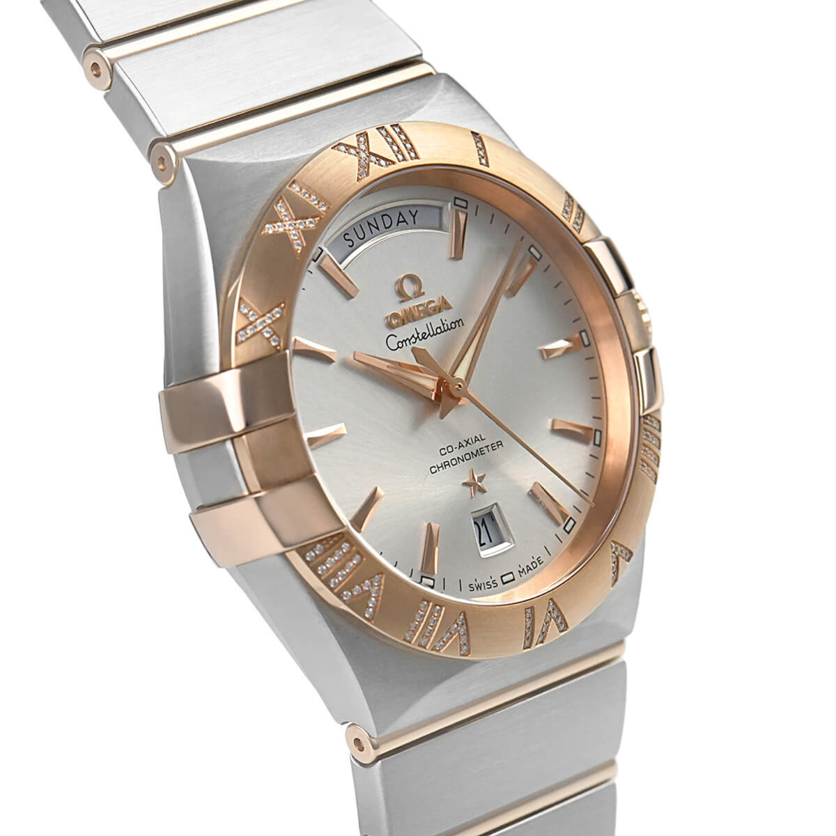Omega Constellation Red Gold 123.25.38.22.02.001 New Full Set