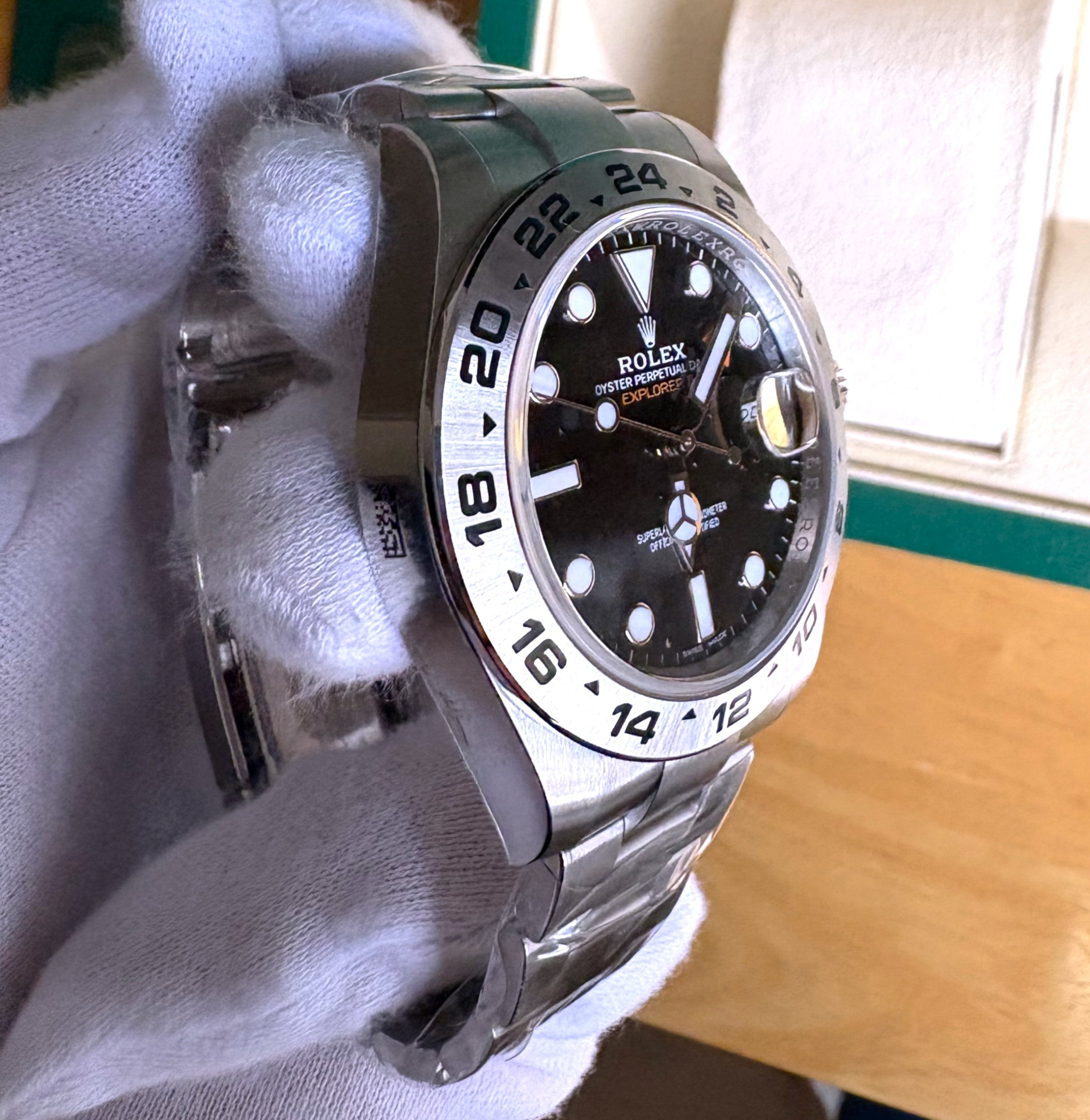 Rolex Explorer II 216570 New Full Set
