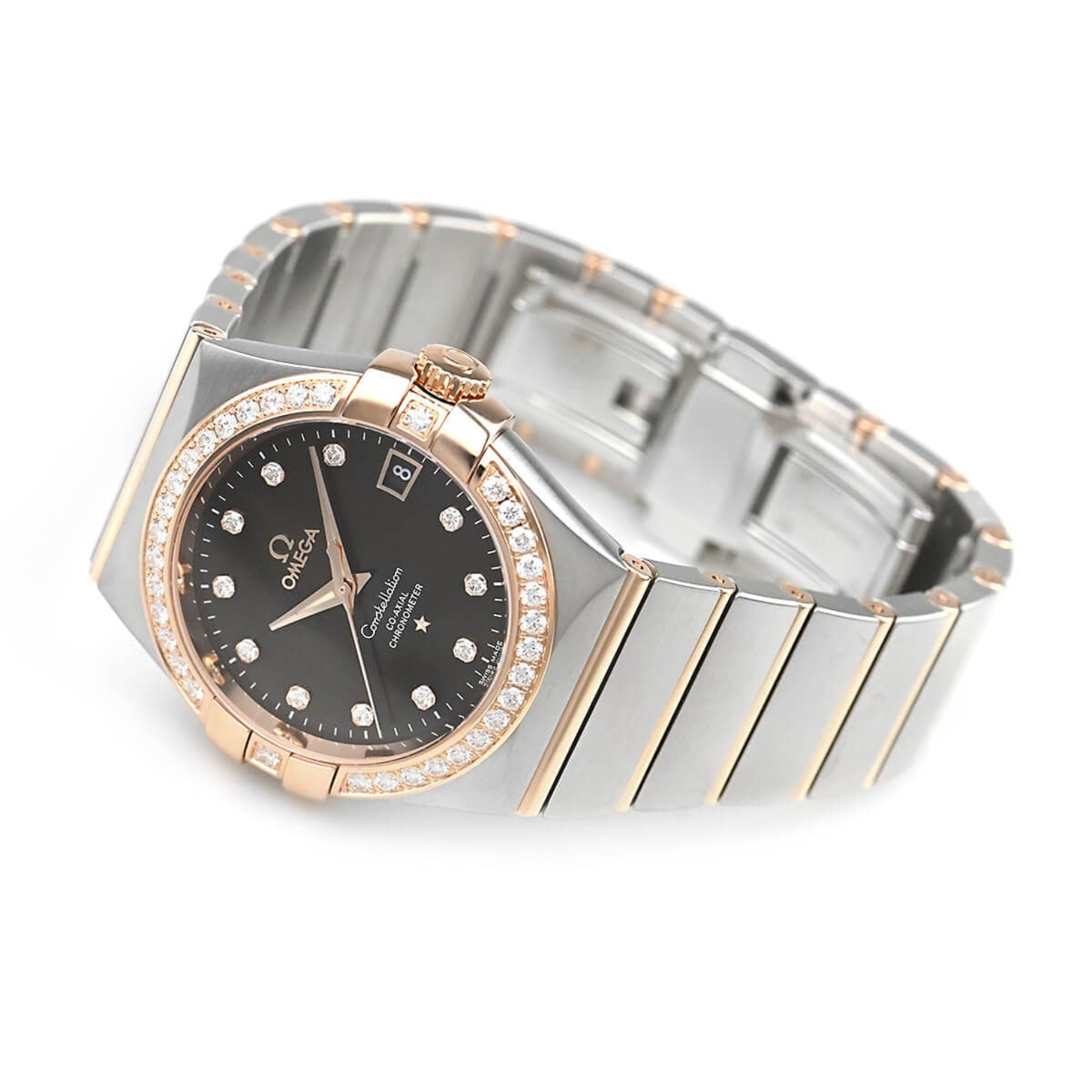 Omega Constellation Red Gold 123.25.35.20.63.001 New Full Set