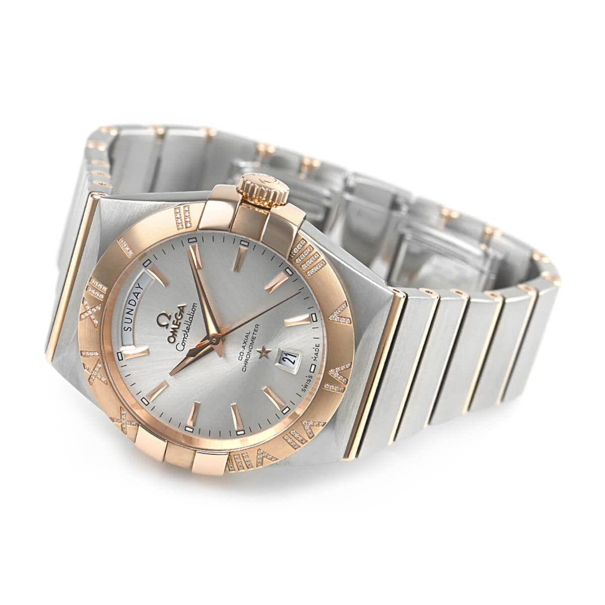 Omega Constellation Red Gold 123.25.38.22.02.001 New Full Set