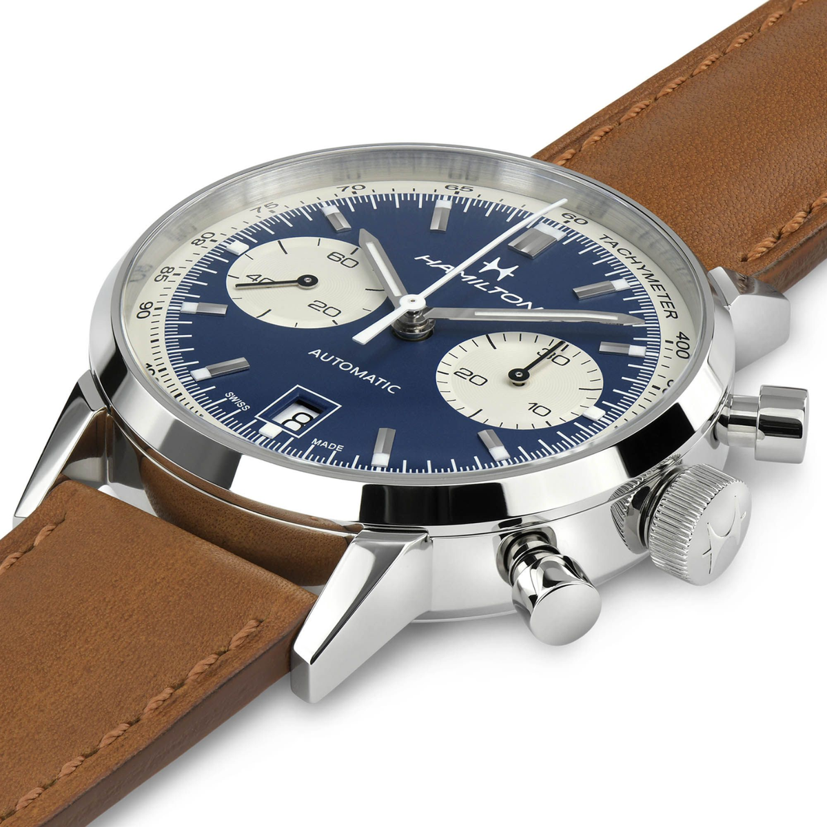Hamilton American Classic Intra-Matic Auto Chrono H38416541 New Full Set