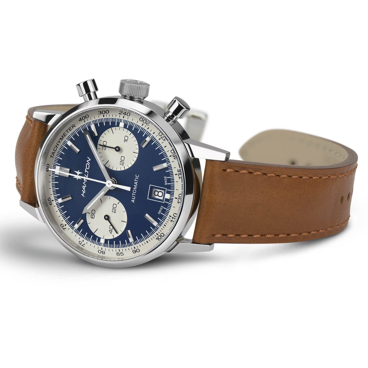 Hamilton American Classic Intra-Matic Auto Chrono H38416541 New Full Set