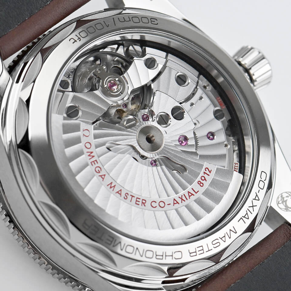 Omega Seamaster 300 Steel on Leather Strap 234.32.41.21.01.001 New Full Set