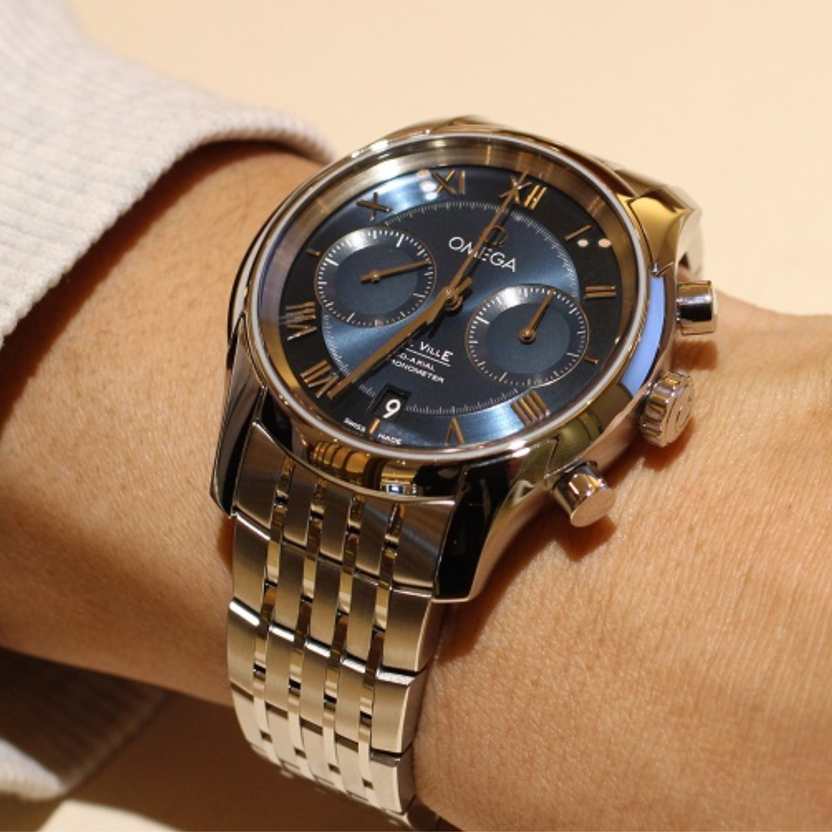 Omega De Ville Hour Vision 431.10.42.51.03.001 New Full Set