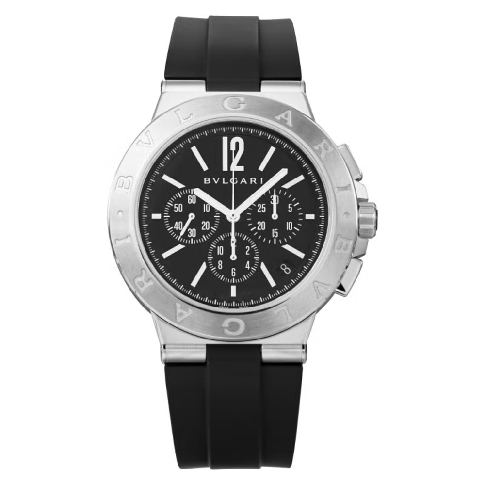 Bvlgari Diagono Velocissimo DG41BSVDCH New Full Set