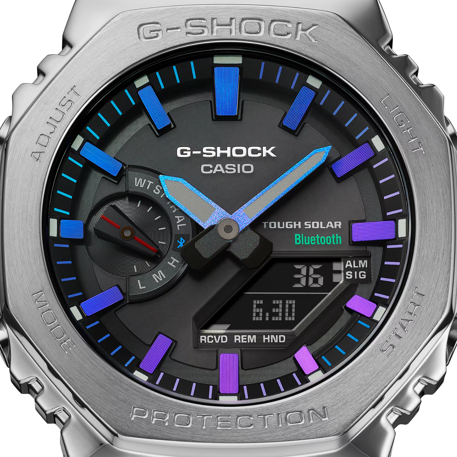 CASIO G-Shock GM-B2100PC-1AJF Full metal Bluetooth Rainbow