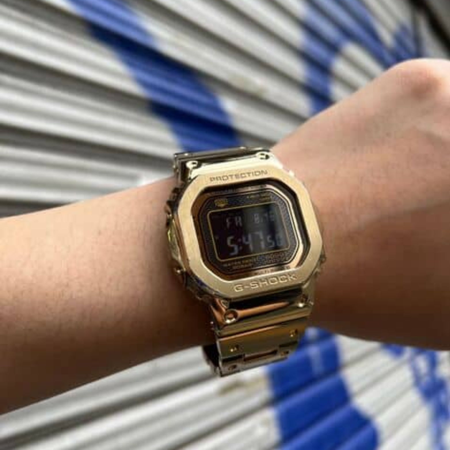 G-SHOCK GMW-B5000GD-9JF ゴールド CASIO G-shock GMW-B5000GD-9JF Solar Full Metal Gold – Time Japan