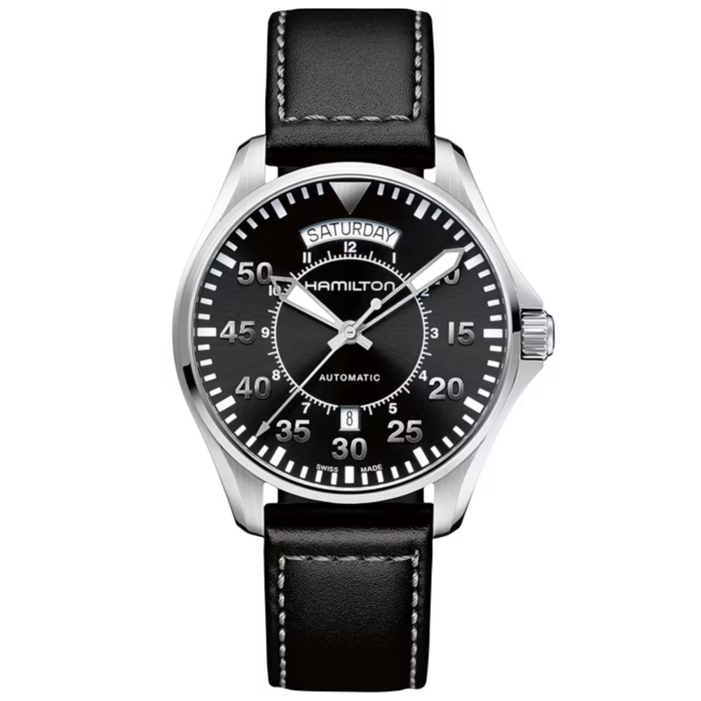 HAMILTON Khaki Aviation Pilot Day Date H64615735