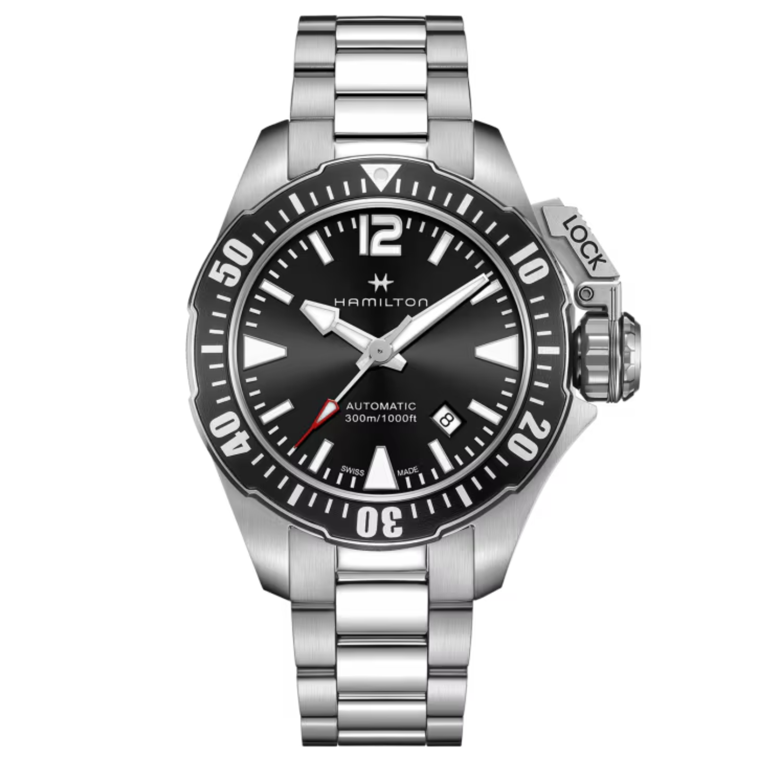 HAMILTON Khaki Navy Frogman H77605135