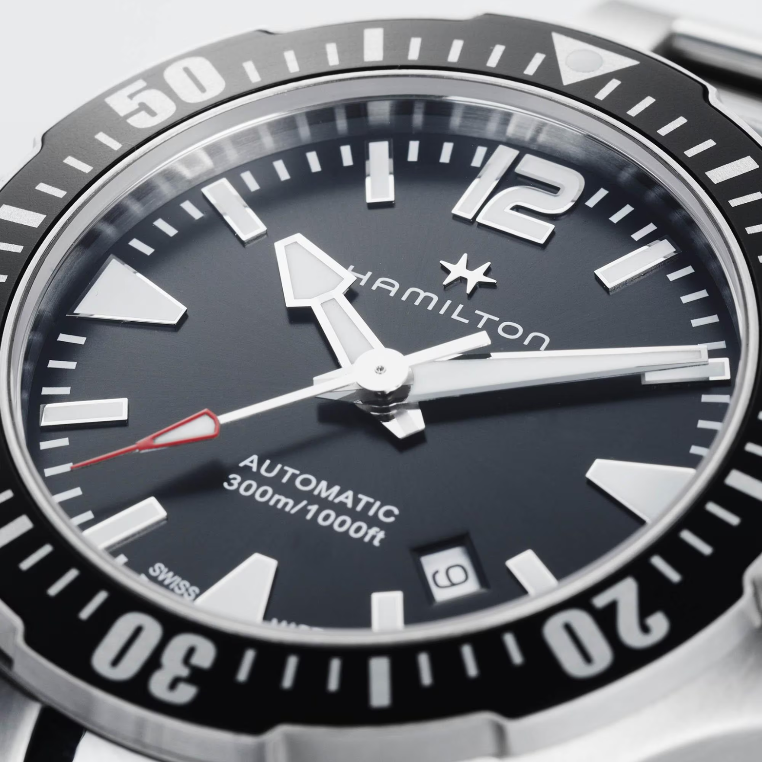 HAMILTON Khaki Navy Frogman H77605135