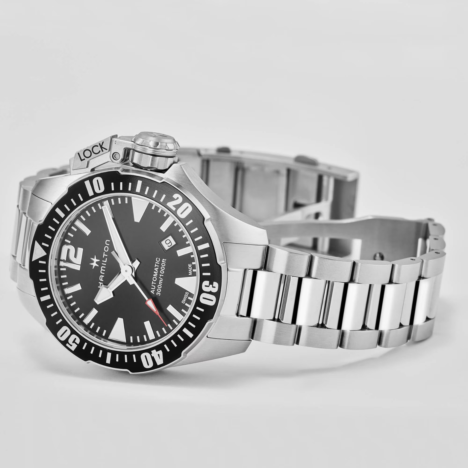 HAMILTON Khaki Navy Frogman H77605135