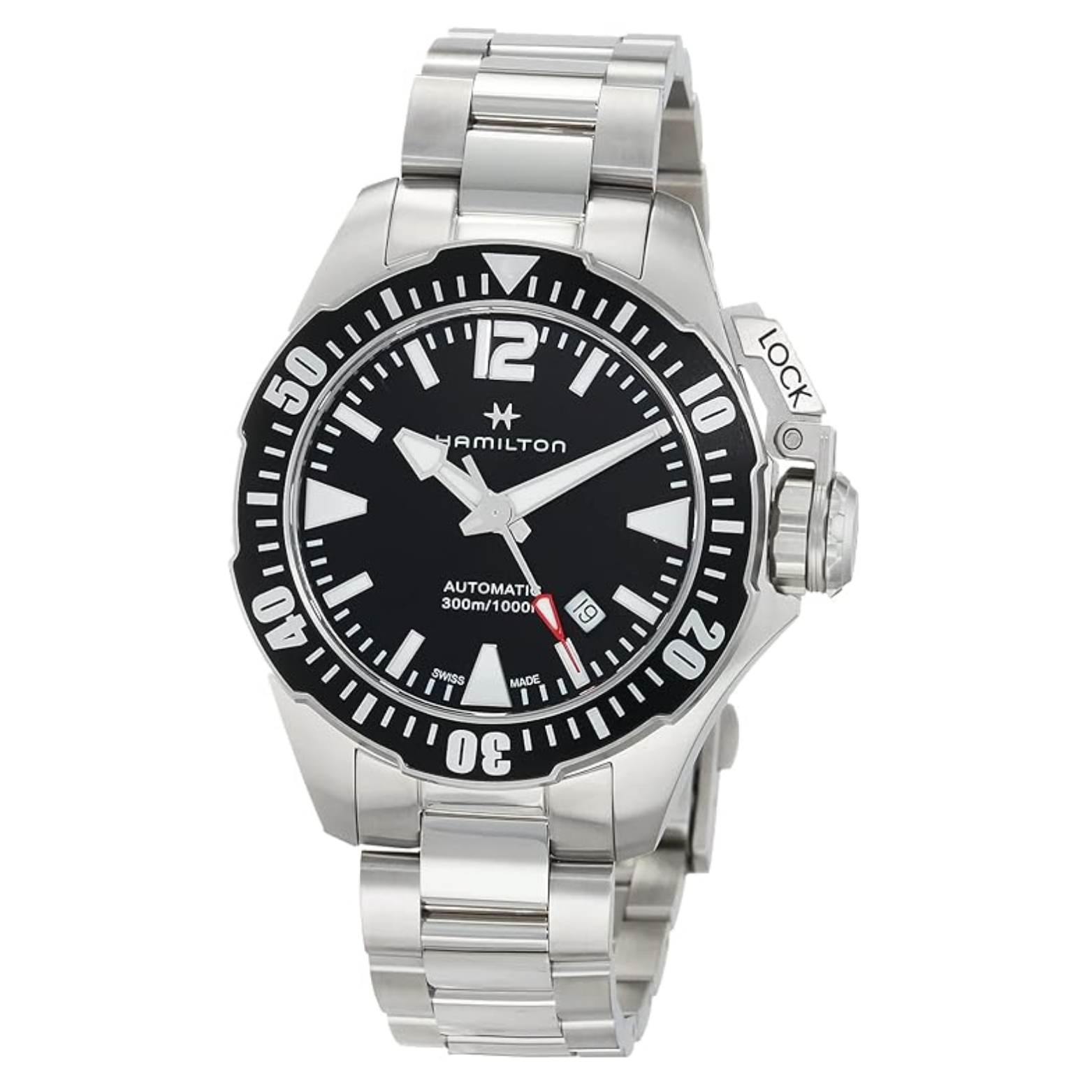 HAMILTON Khaki Navy Frogman H77605135