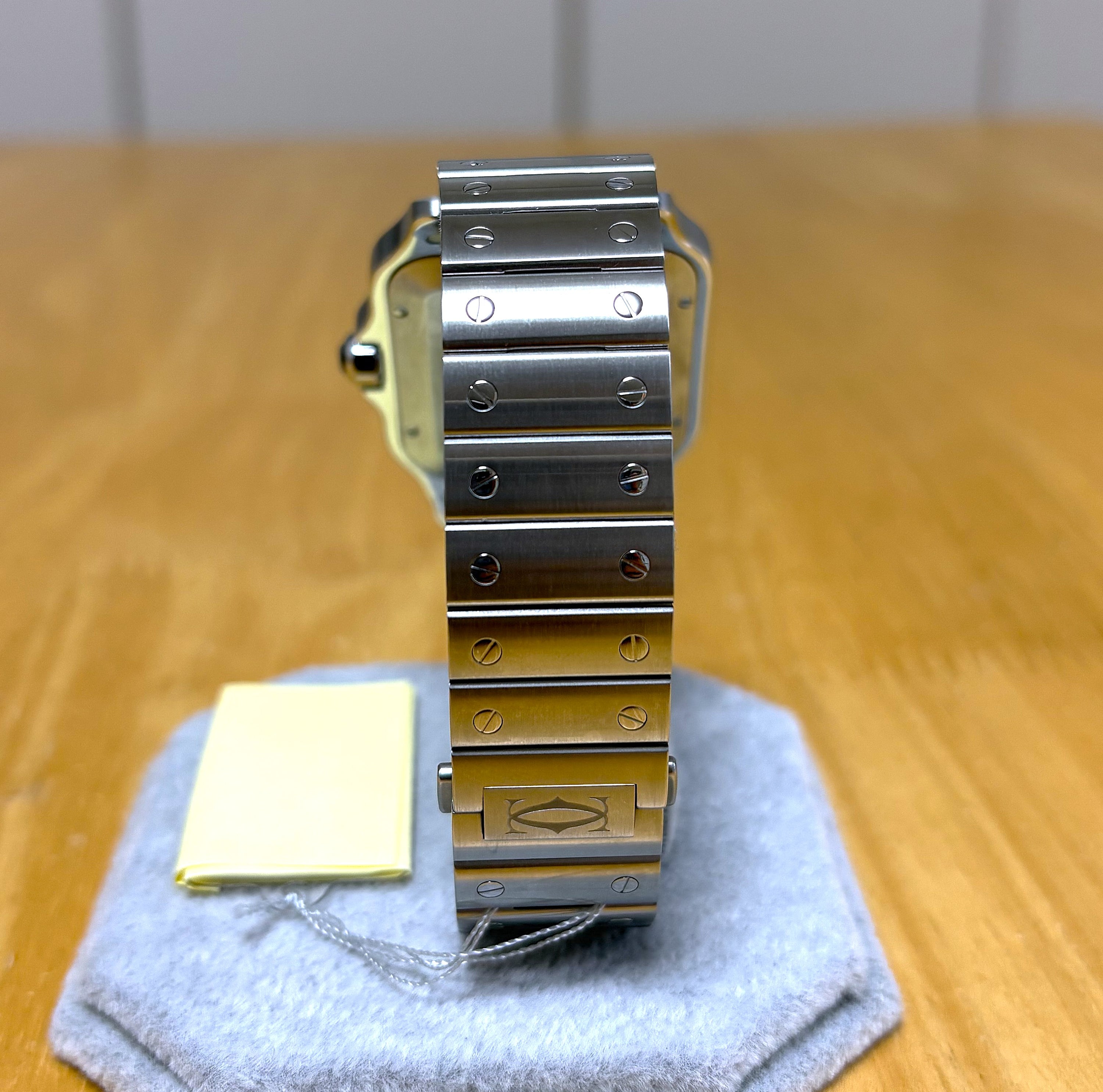 Cartier Santos De Cartier Blue Dial WSSA0048 Unworn / Full Set
