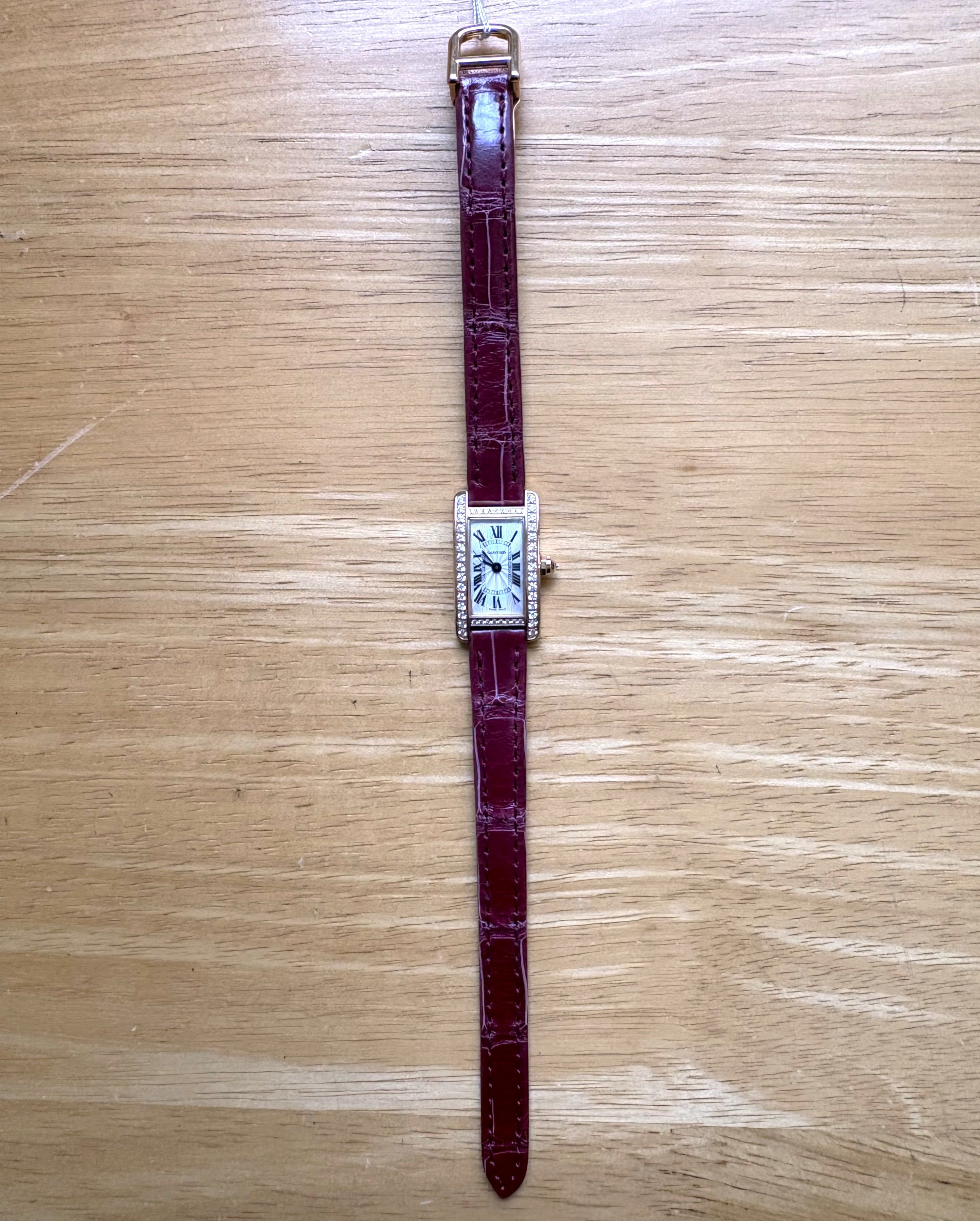 Cartier Tank Americaine WB710014 Unworn / Full Set