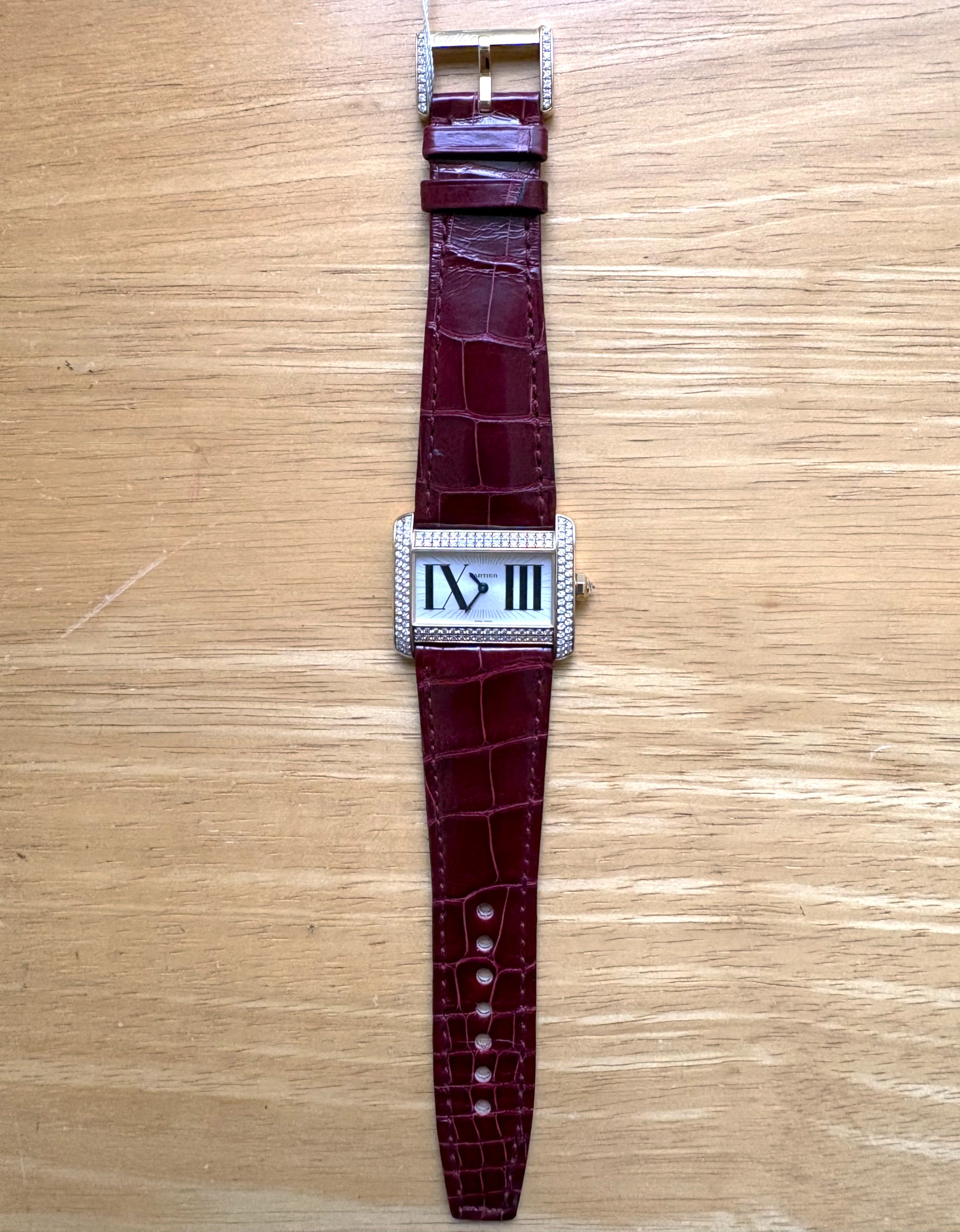 Cartier Mini Tank Divan WA301471 Unworn / Full Set