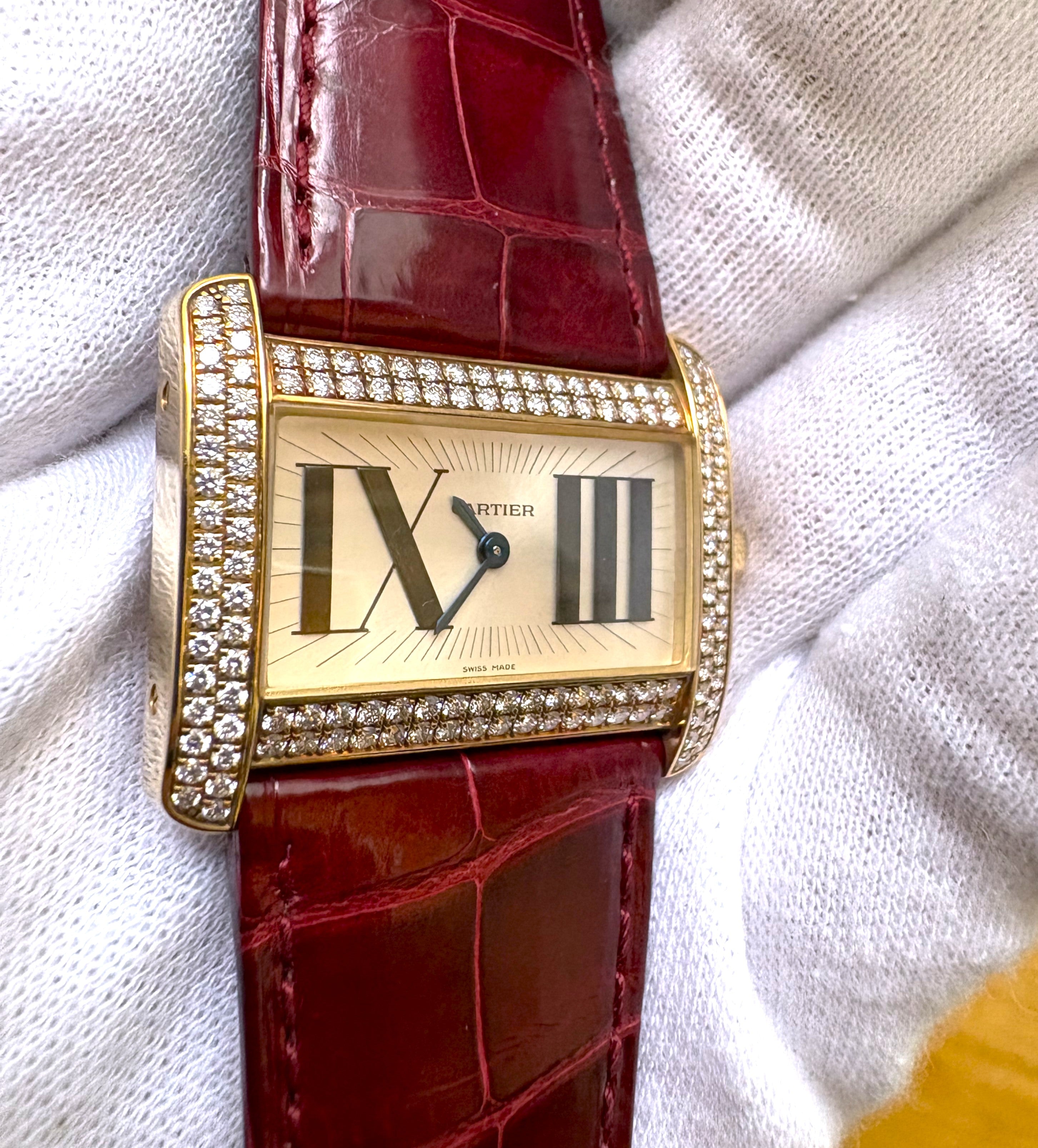 Cartier Mini Tank Divan WA301471 Unworn / Full Set